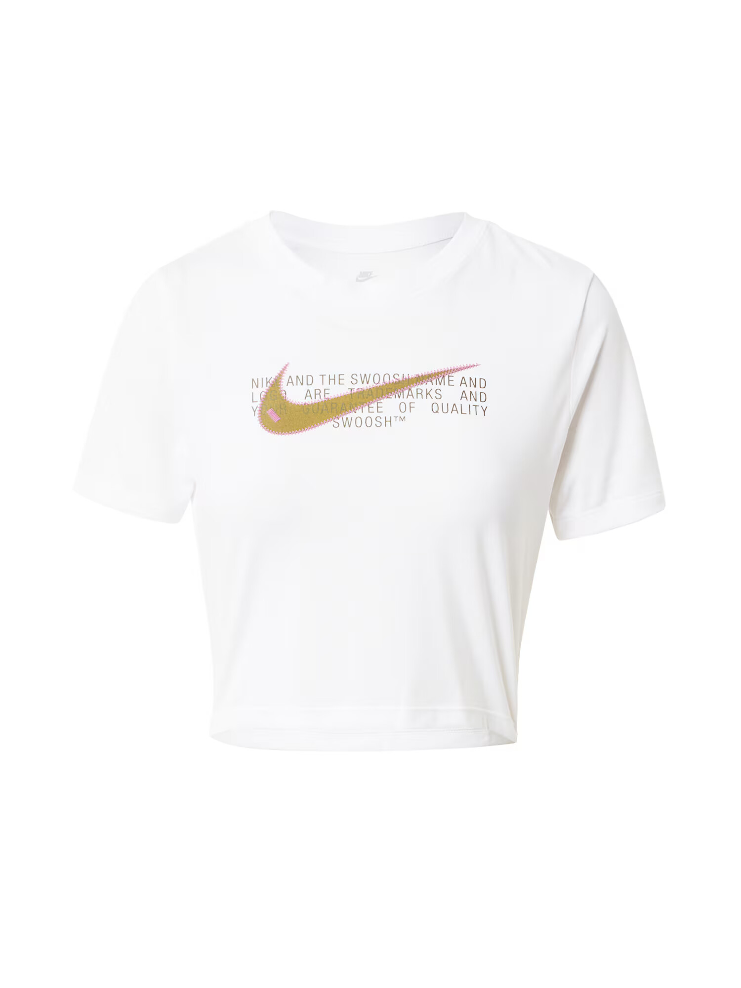 Nike Sportswear Tričko zlatá / biela - Pepit.sk