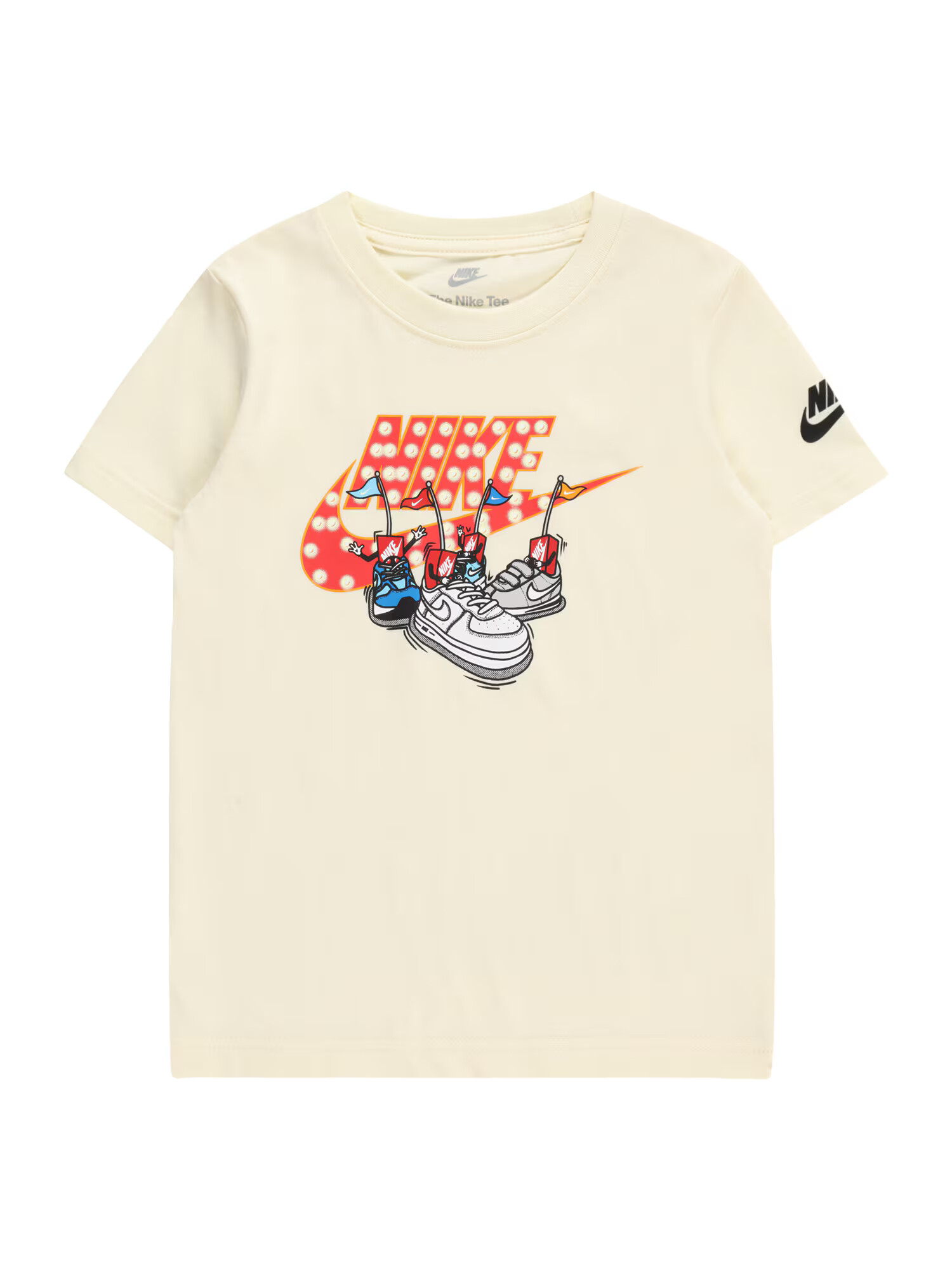 Nike Sportswear Tričko žltá / oranžovo červená / čierna / biela - Pepit.sk