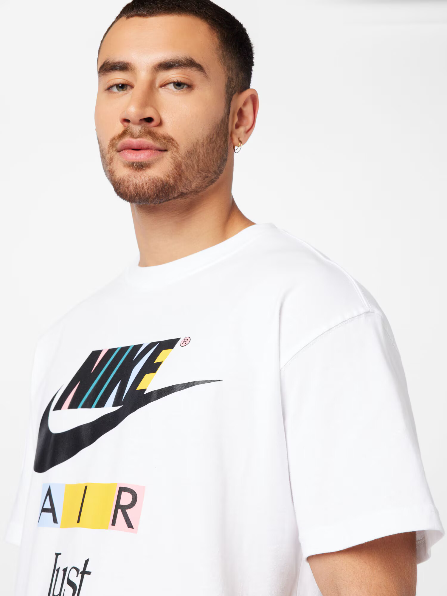 Nike Sportswear Tričko žltá / ružová / čierna / biela - Pepit.sk