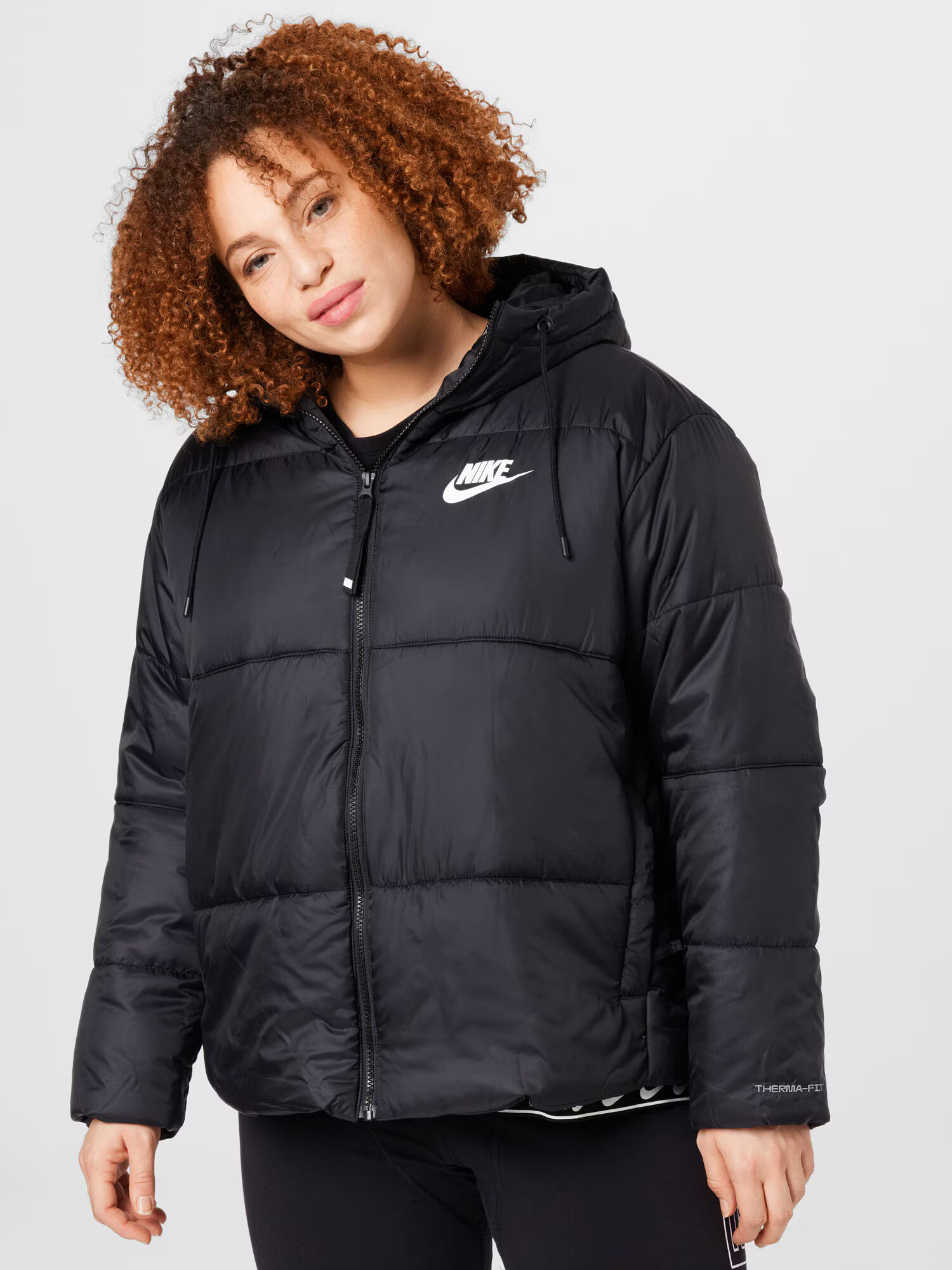 Nike Sportswear Zimná bunda čierna / biela - Pepit.sk