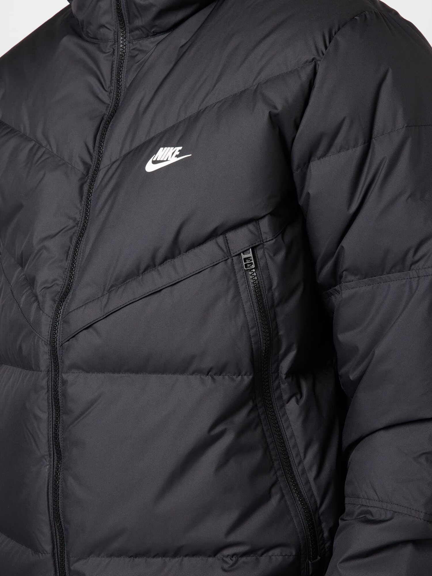 Nike Sportswear Zimná bunda čierna / biela - Pepit.sk