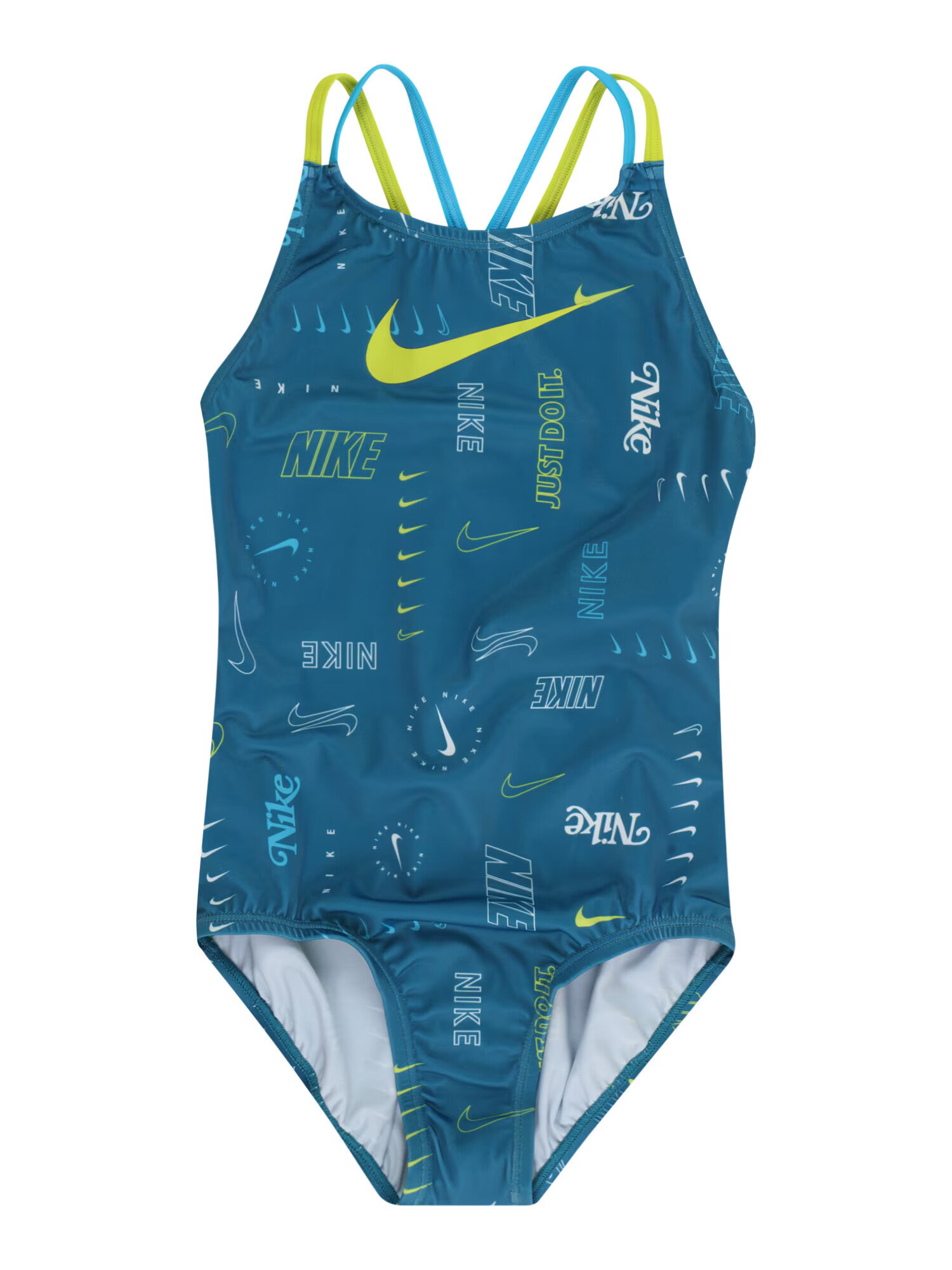 Nike Swim Športové plavky modrá / trstinová / biela - Pepit.sk