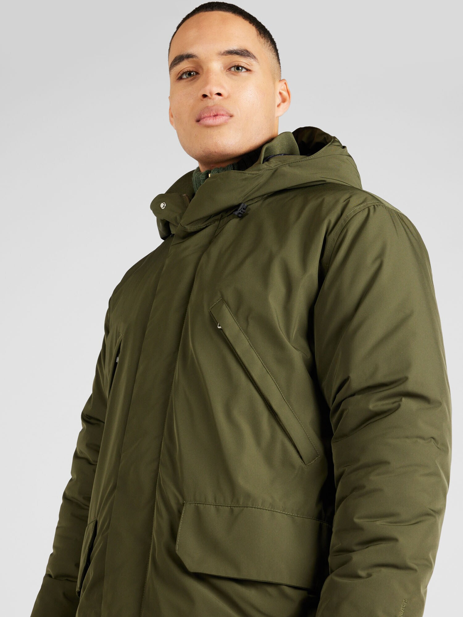 NORSE PROJECTS Prechodná parka 'Stavanger Military' kaki - Pepit.sk