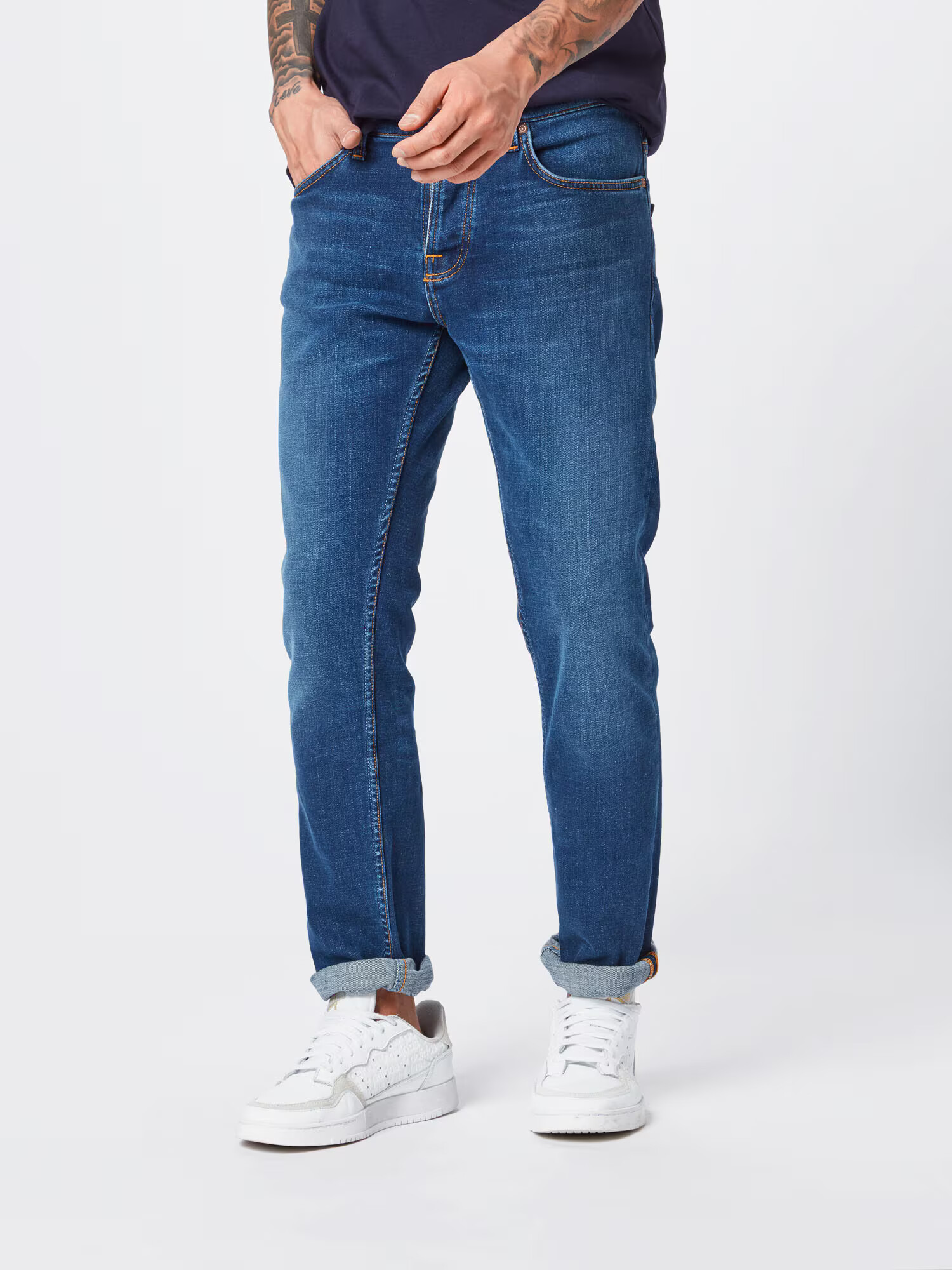 Nudie Jeans Co Džínsy 'Grim Tim' modrá denim - Pepit.sk