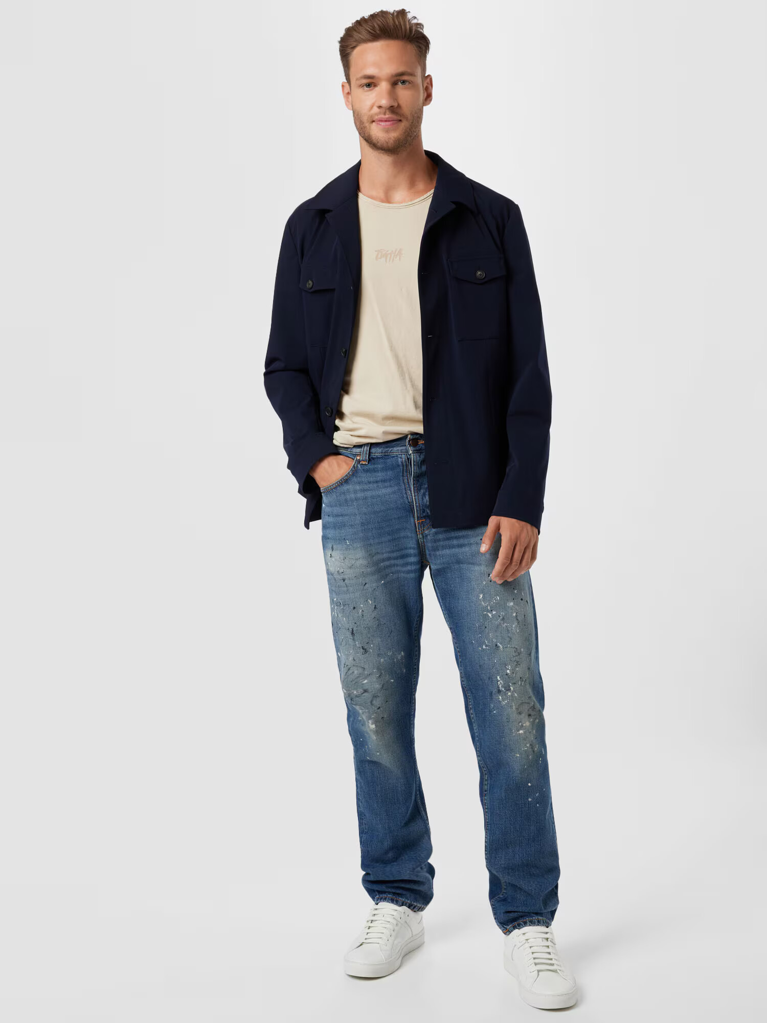 Nudie Jeans Co Džínsy 'Steady Eddie II' modrá denim - Pepit.sk