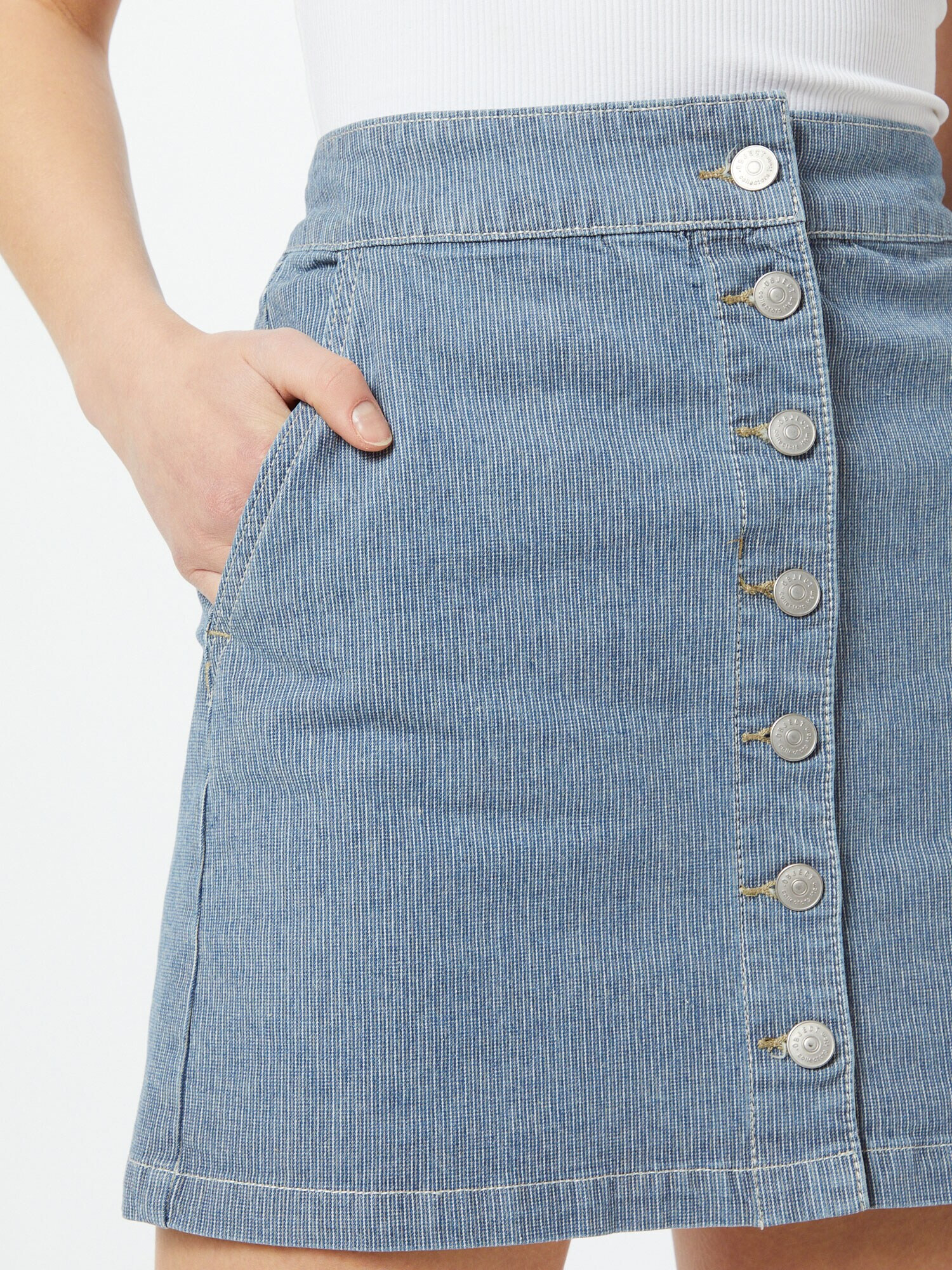 OBJECT Sukňa 'OBJAISA' modrá denim - Pepit.sk