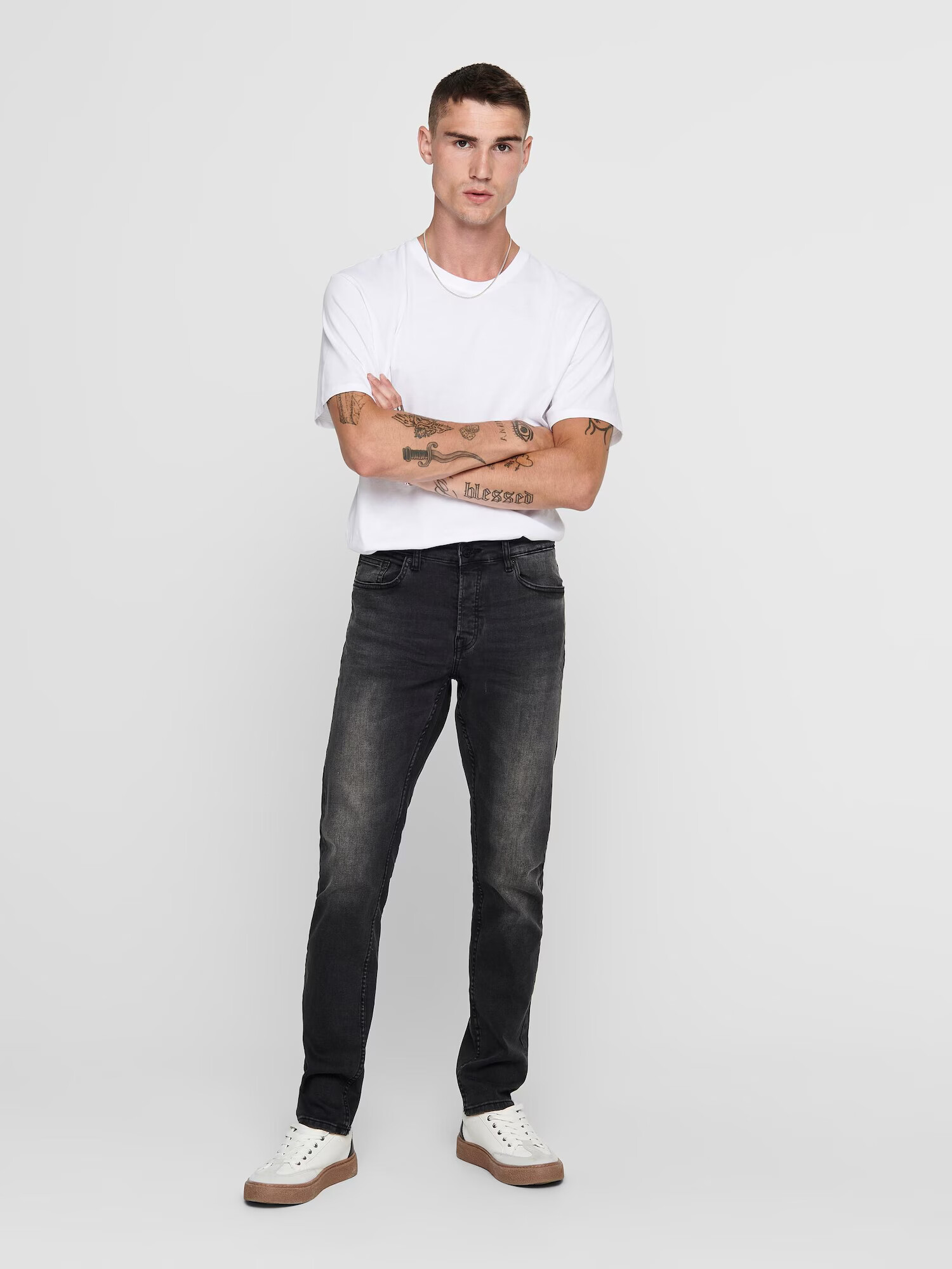 Only & Sons Džínsy 'Loom' čierny denim - Pepit.sk