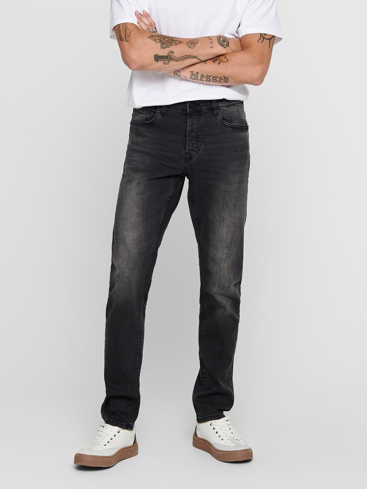 Only & Sons Džínsy 'Loom' čierny denim - Pepit.sk