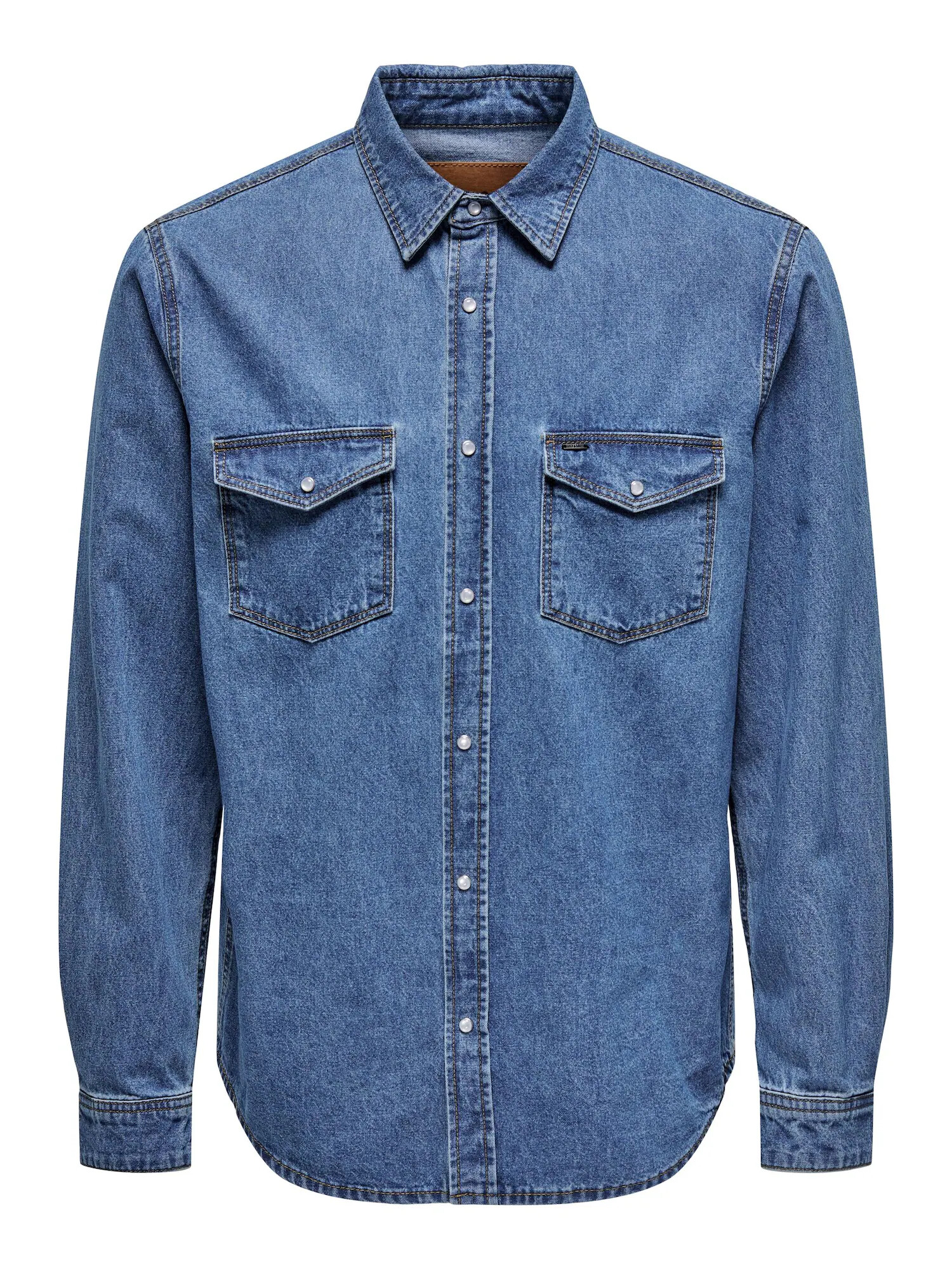 Only & Sons Košeľa 'Bane' modrá denim - Pepit.sk