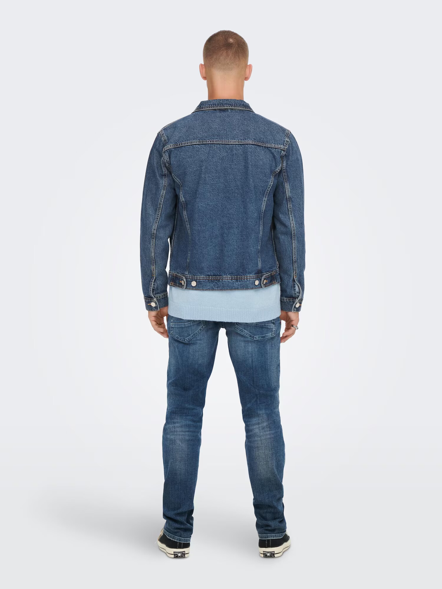 Only & Sons Prechodná bunda 'Duke' modrá denim - Pepit.sk