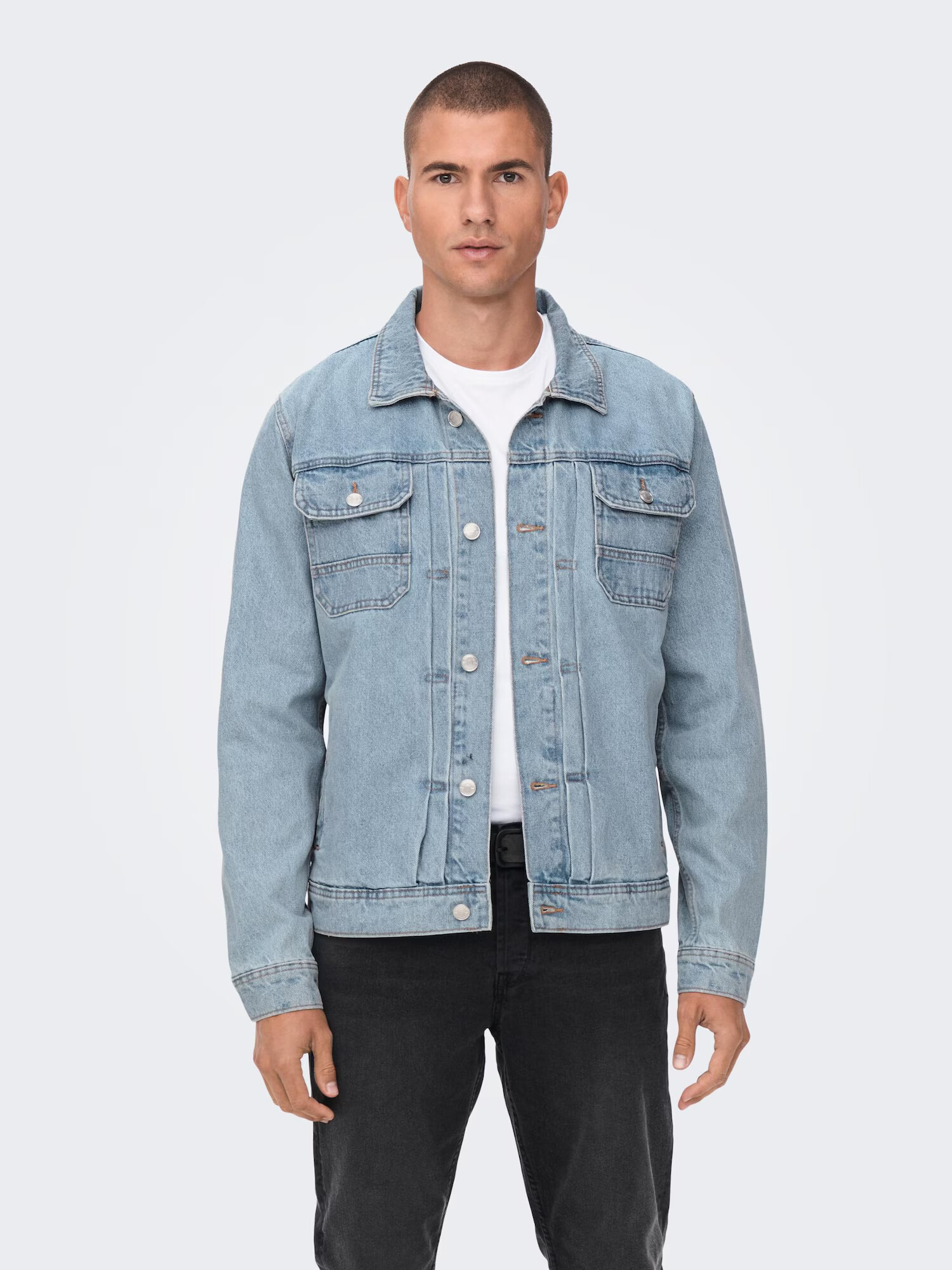 Only & Sons Prechodná bunda 'Duke' modrá denim - Pepit.sk