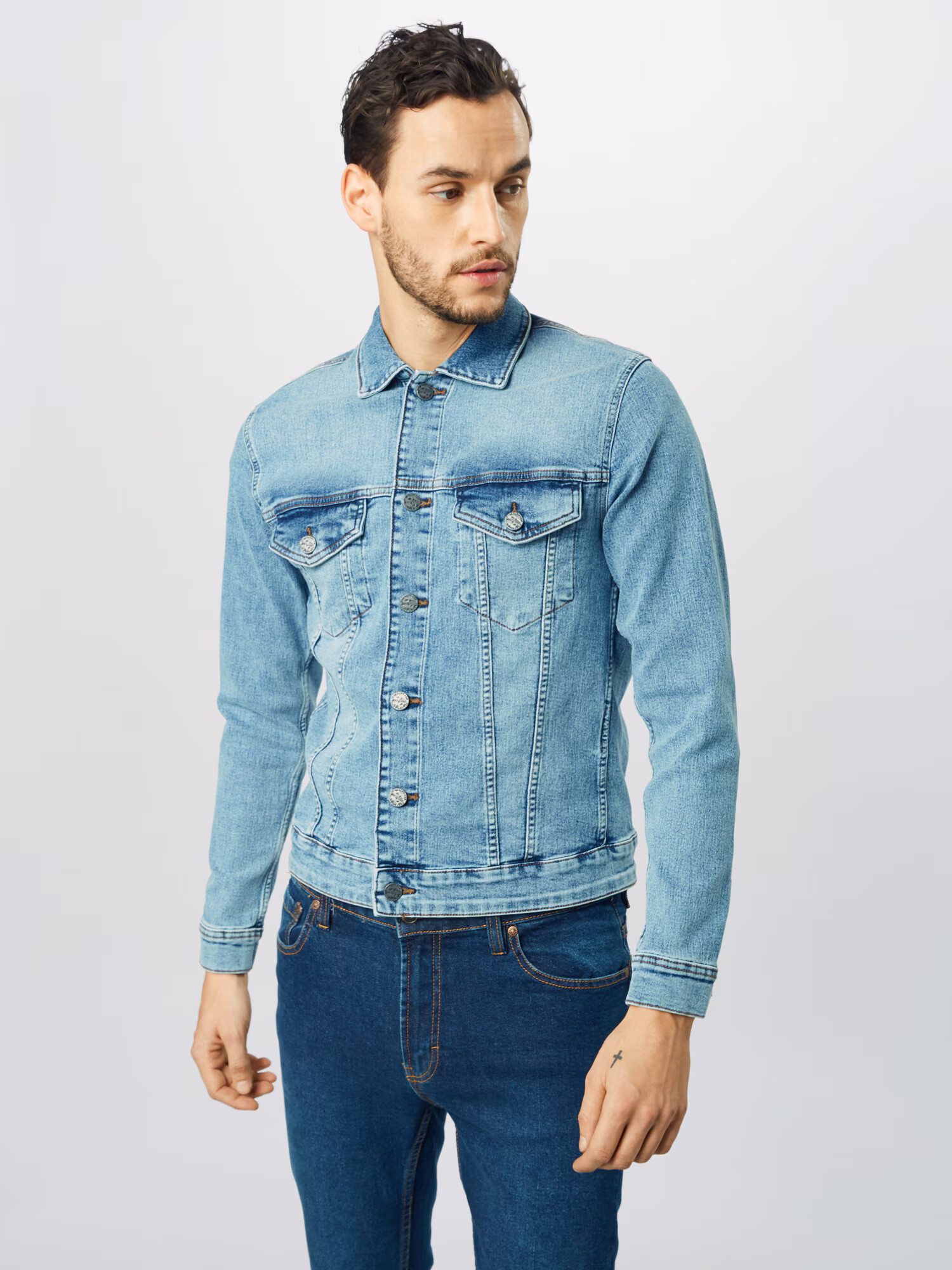 Only & Sons Prechodná bunda modrá denim - Pepit.sk