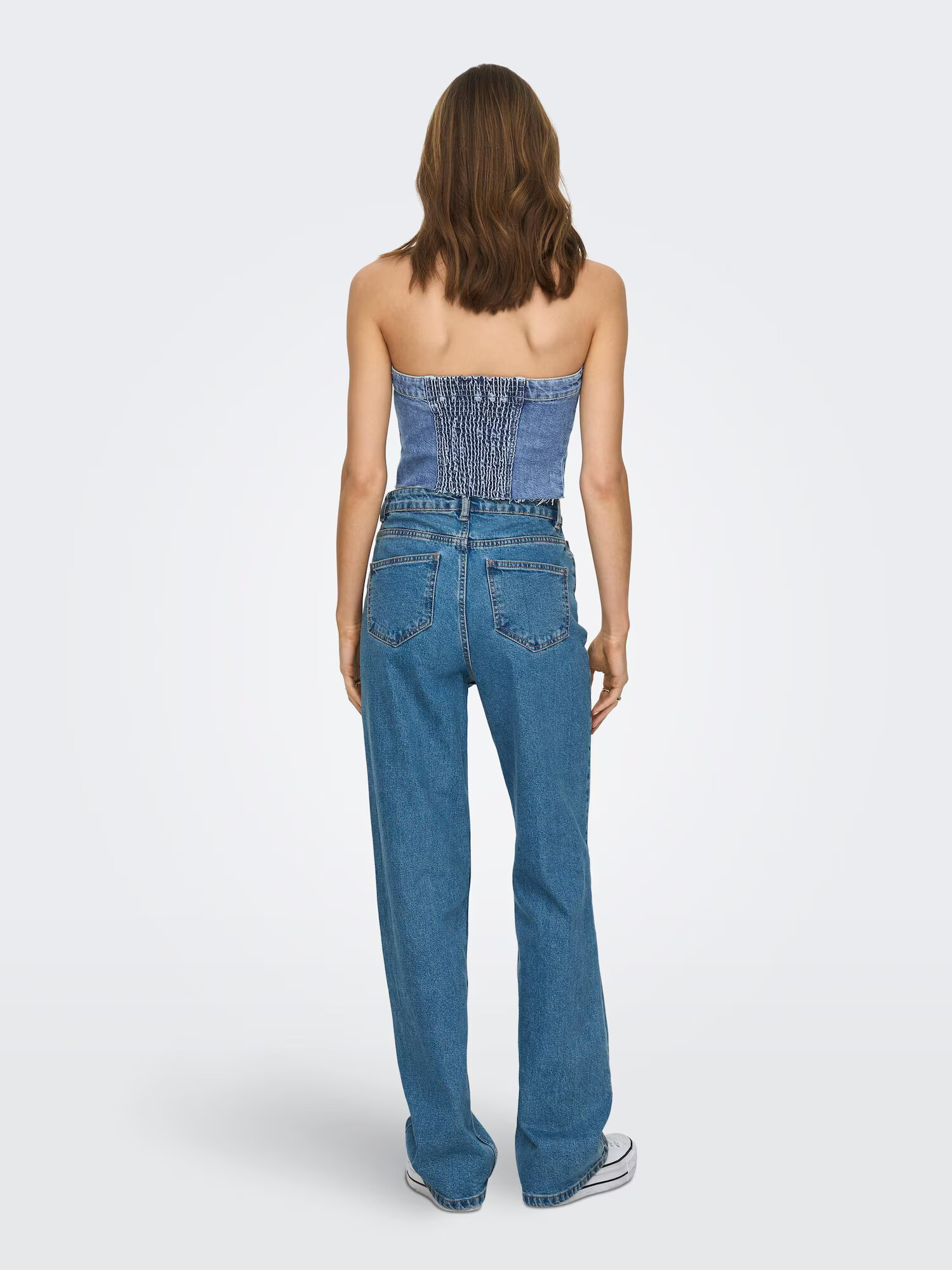 ONLY Top 'JASMINE' modrá denim - Pepit.sk