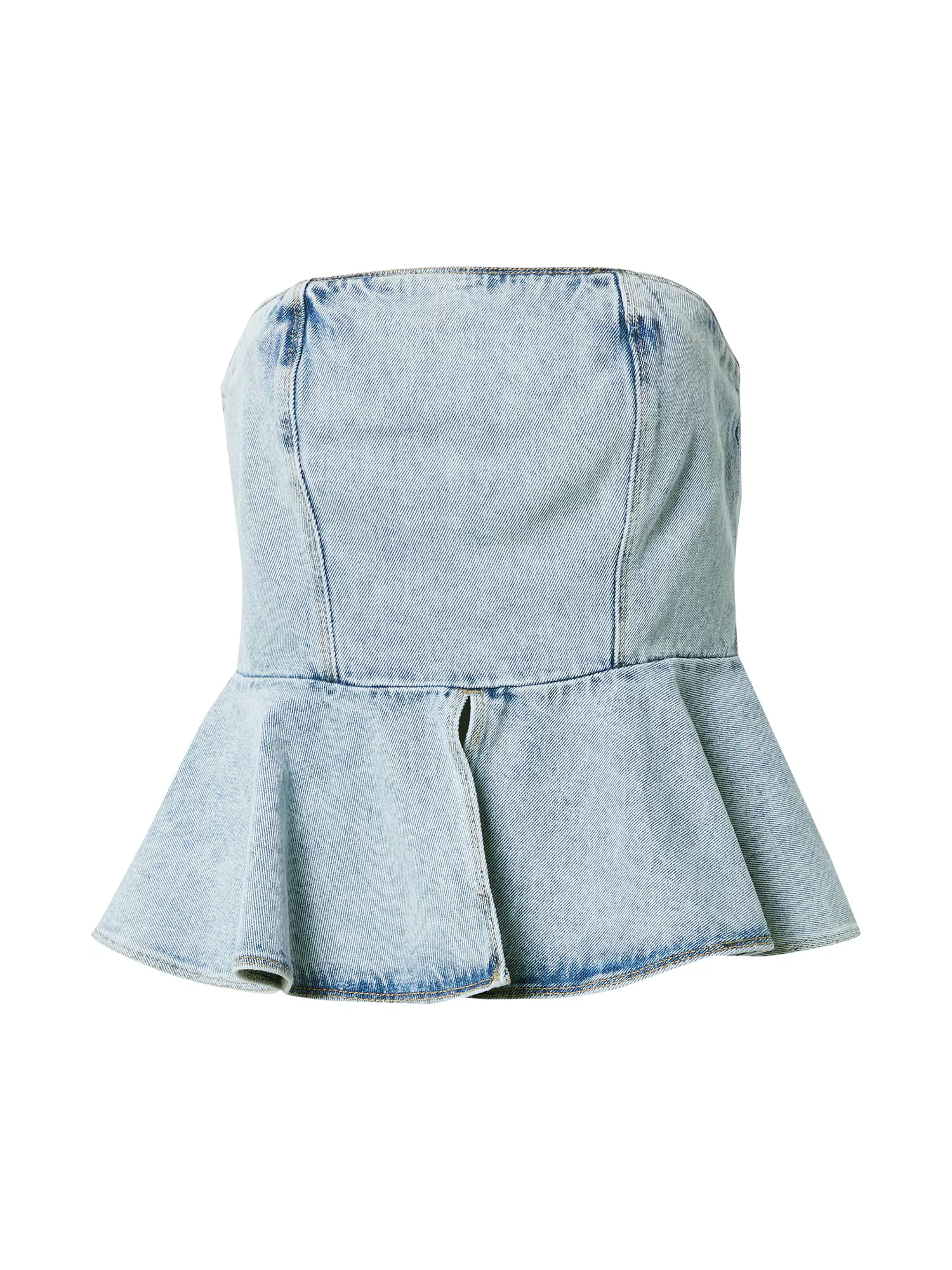 ONLY Top 'Justine' modrá denim - Pepit.sk