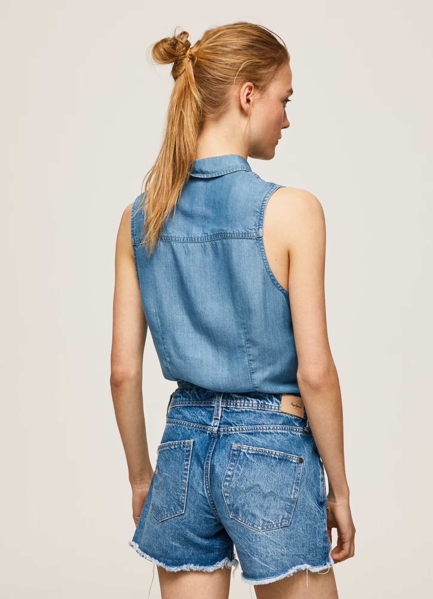 Pepe Jeans Blúzka 'Winona' modrá denim - Pepit.sk