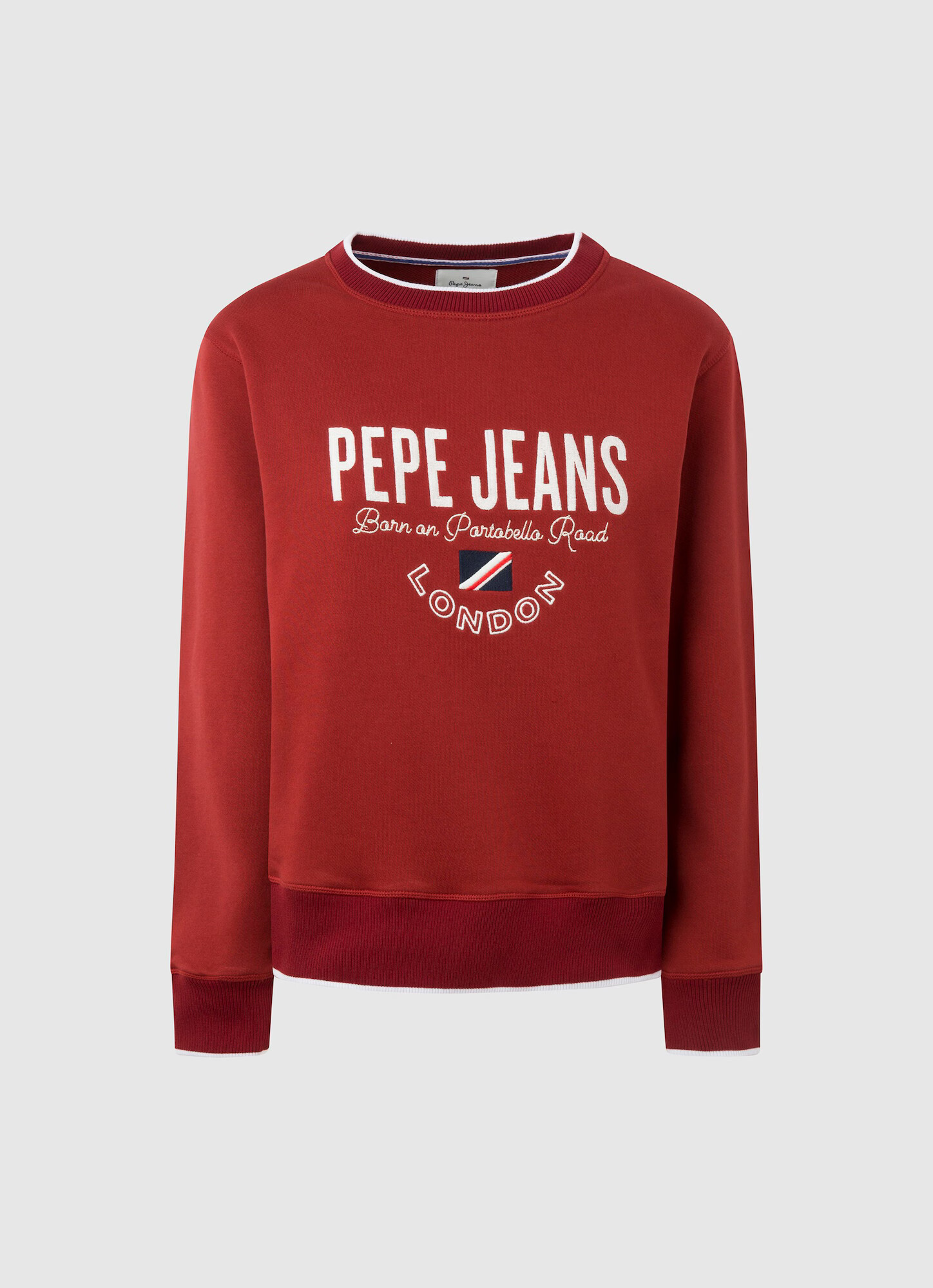 Pepe Jeans Mikina 'Charline' modrá / červená / biela - Pepit.sk