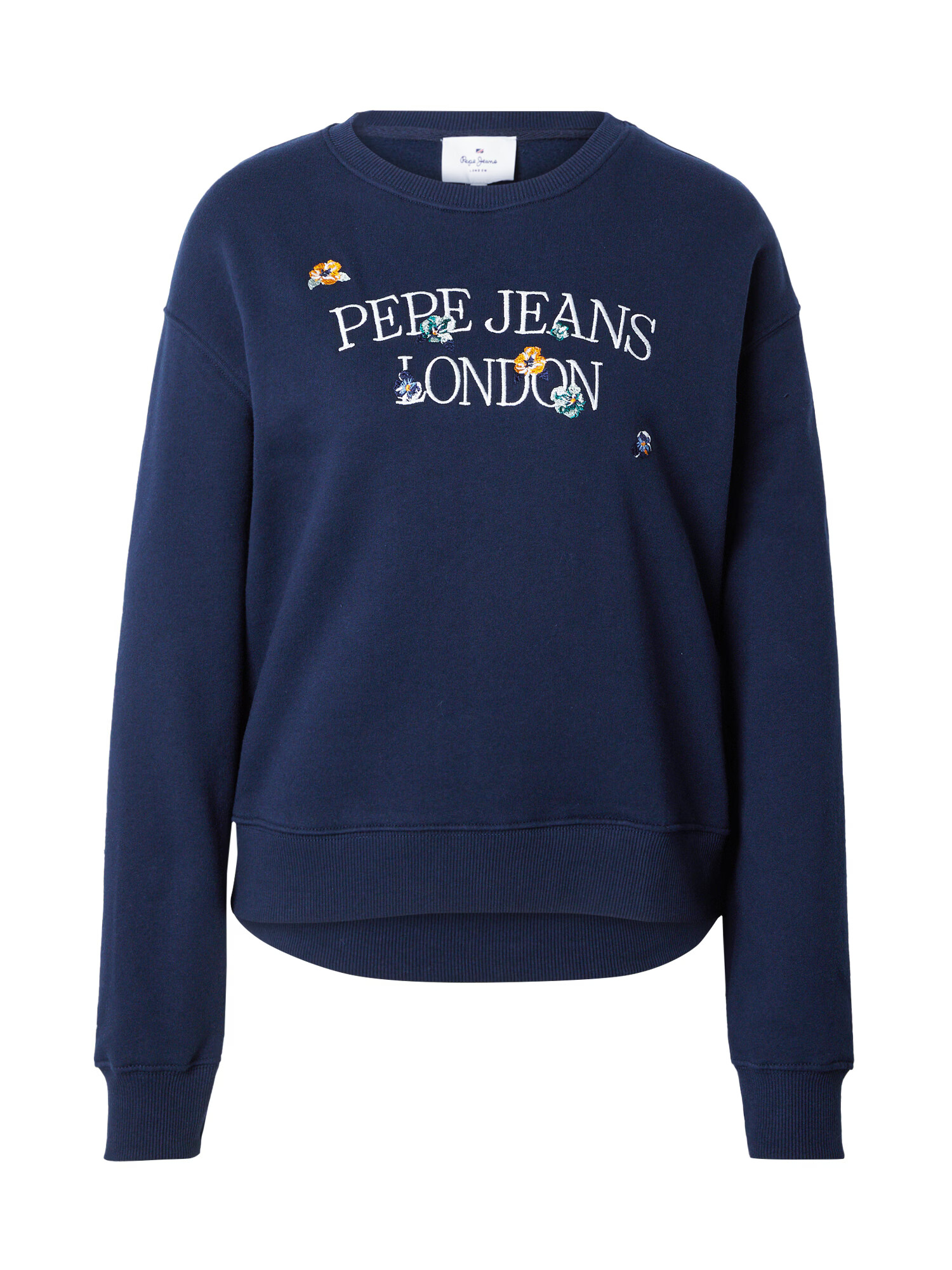 Pepe Jeans Mikina 'VELLA' námornícka modrá / oranžová / biela - Pepit.sk