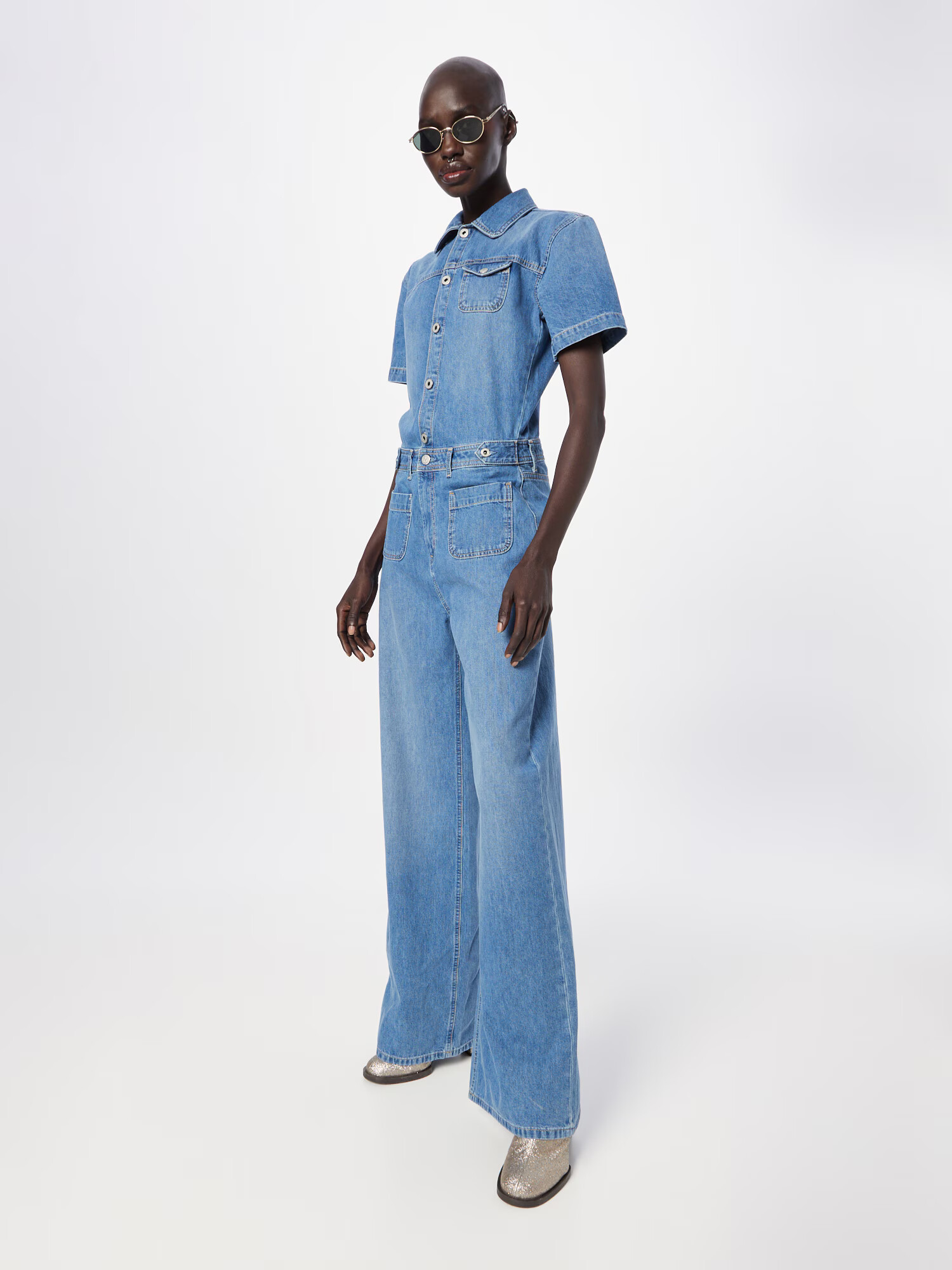 Pepe Jeans Overal 'EVELYN' modrá denim - Pepit.sk