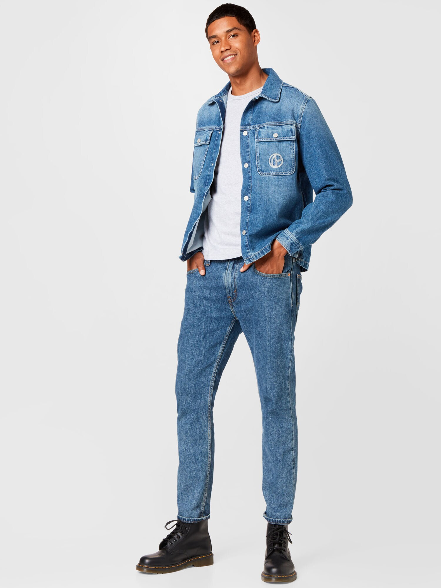 Pepe Jeans Prechodná bunda 'BAILEY' modrá denim - Pepit.sk