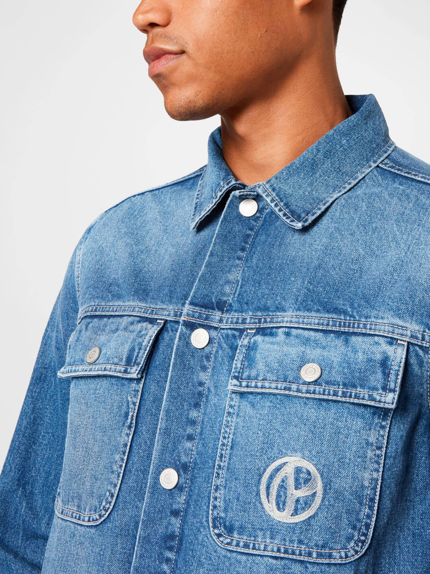 Pepe Jeans Prechodná bunda 'BAILEY' modrá denim - Pepit.sk