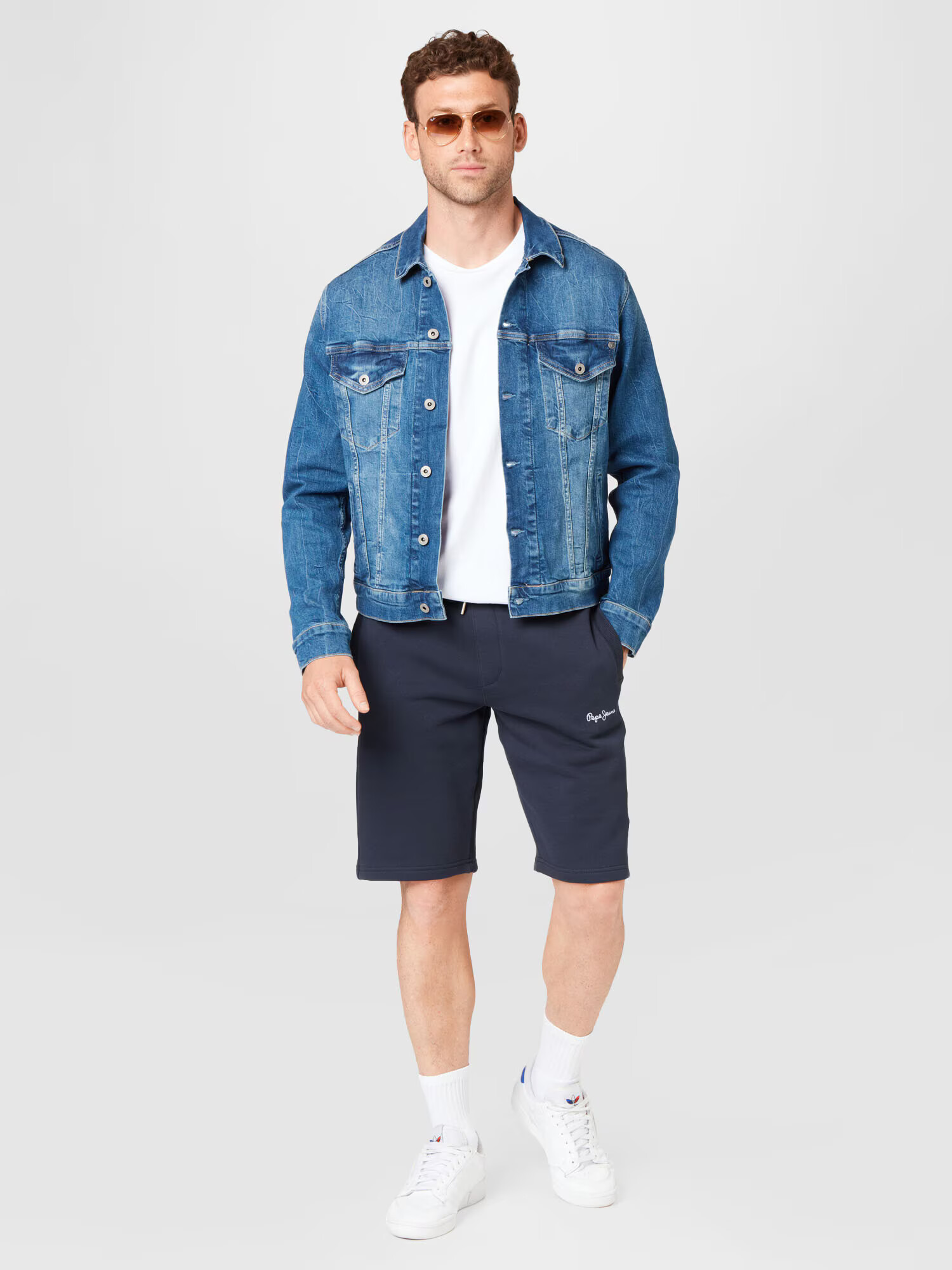 Pepe Jeans Prechodná bunda 'Pinner' modrá denim - Pepit.sk