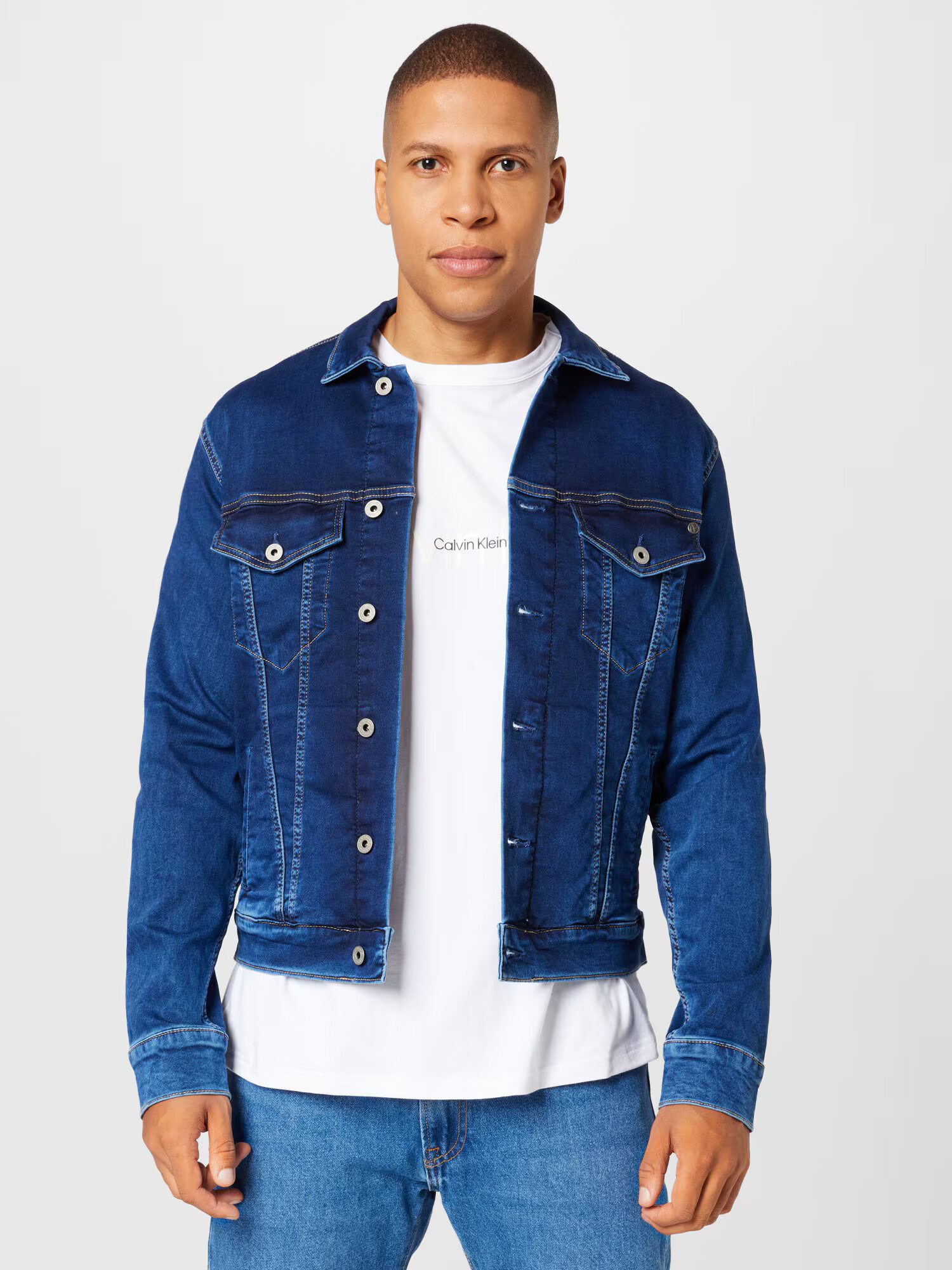 Pepe Jeans Prechodná bunda 'Pinner' modrá denim - Pepit.sk