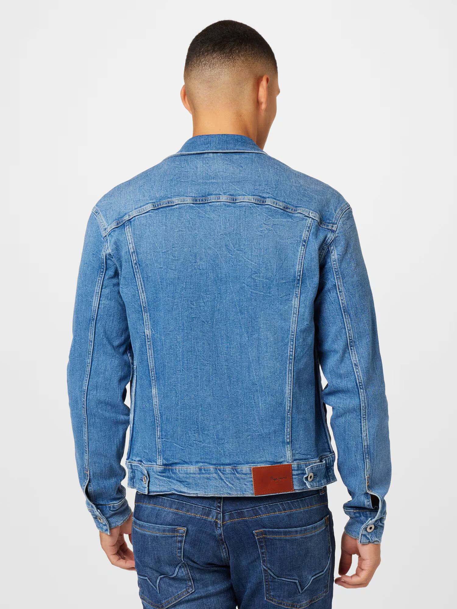 Pepe Jeans Prechodná bunda 'PINNER' modrá denim - Pepit.sk