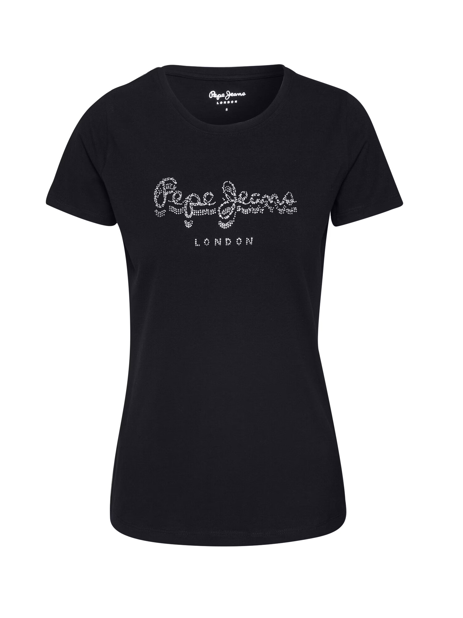 Pepe Jeans Tričko 'Beatrice' striebornosivá / čierna - Pepit.sk