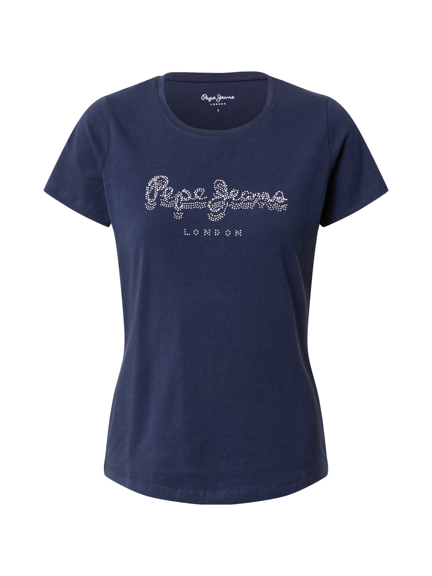 Pepe Jeans Tričko 'BEATRICE' tmavomodrá / strieborná - Pepit.sk