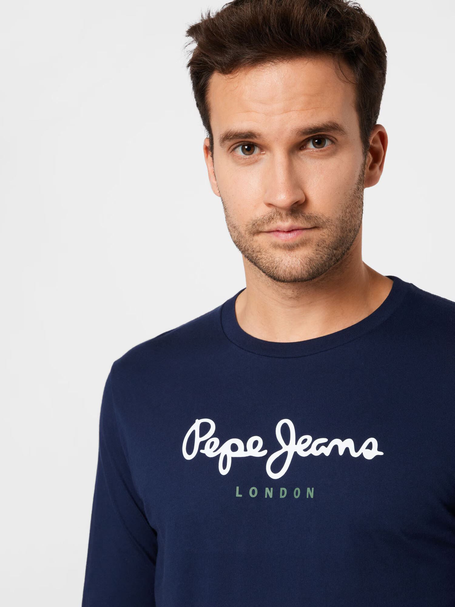 Pepe Jeans Tričko 'Eggo' námornícka modrá / pastelovo zelená / biela - Pepit.sk