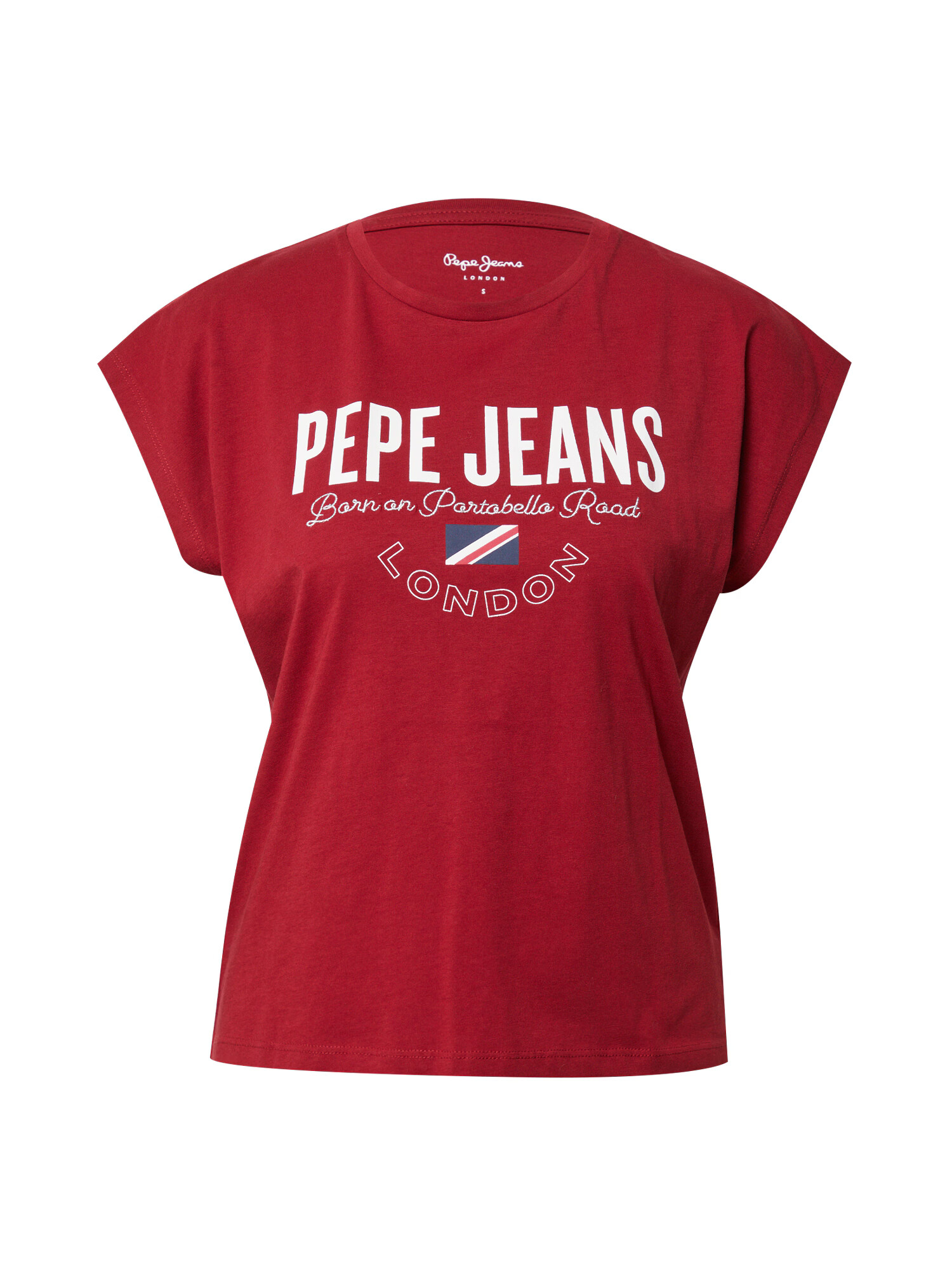 Pepe Jeans Tričko 'PARKER' námornícka modrá / ohnivo červená / biela - Pepit.sk