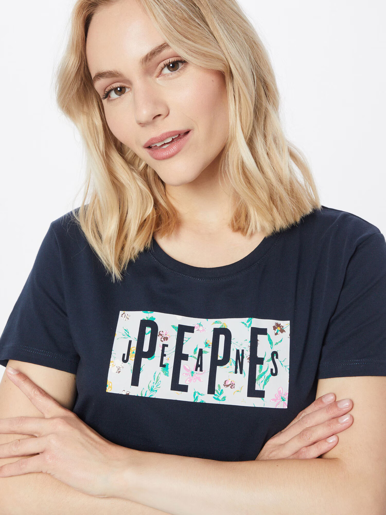 Pepe Jeans Tričko 'Patsy' námornícka modrá / svetlomodrá / svetloružová - Pepit.sk