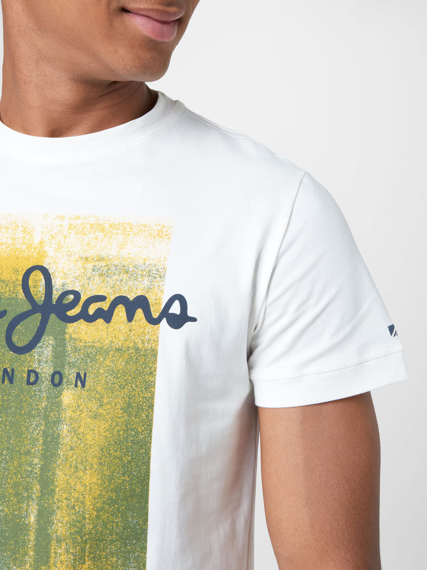 Pepe Jeans Tričko 'SAWYER' námornícka modrá / žltá / biela - Pepit.sk