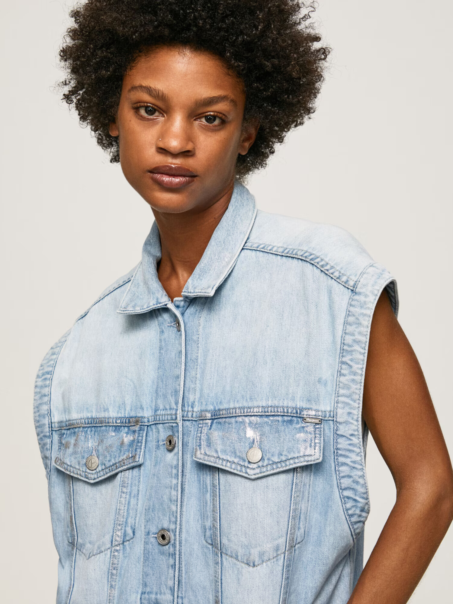 Pepe Jeans Vesta 'ALLY' modrá denim - Pepit.sk