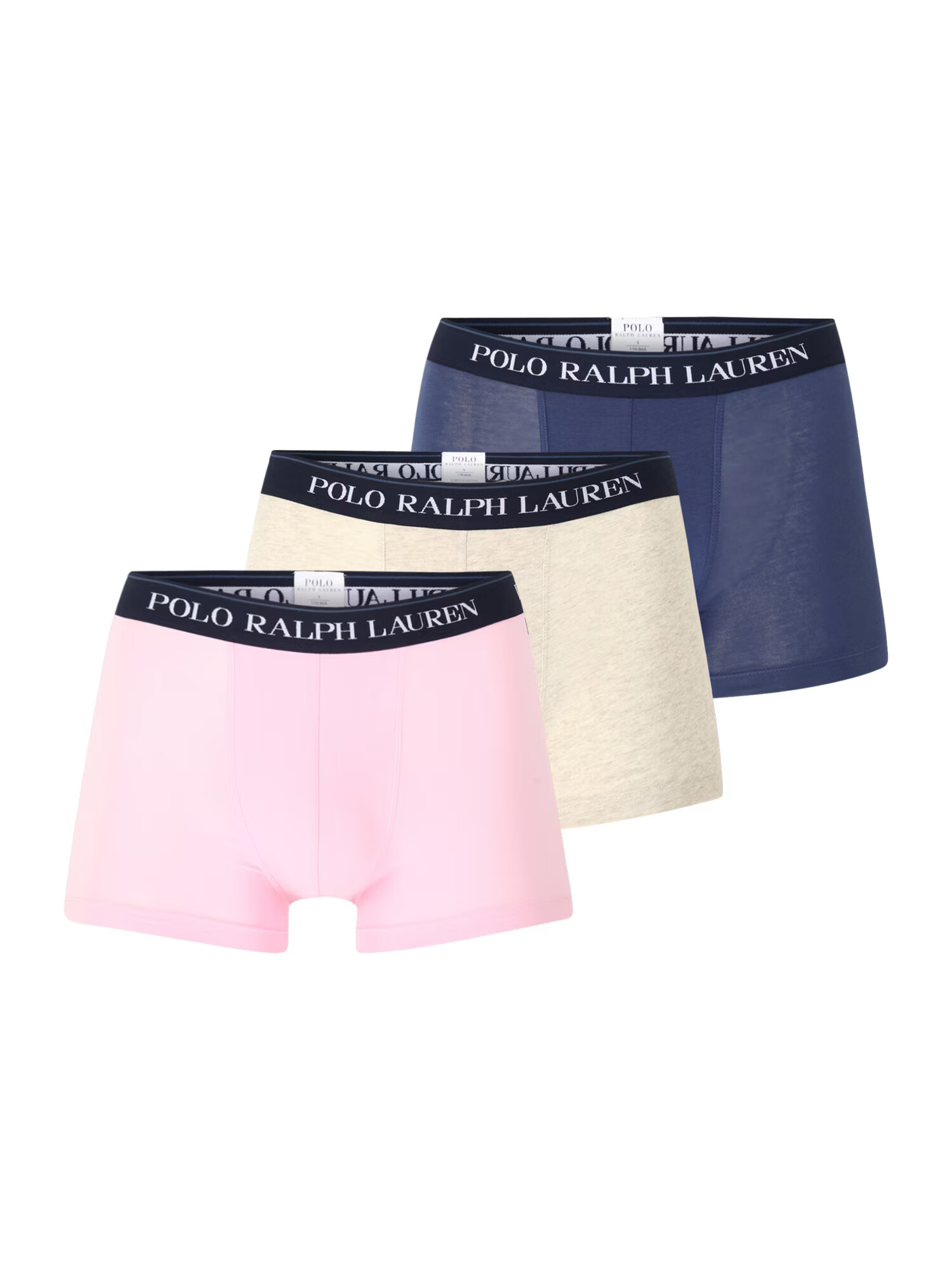 Polo Ralph Lauren Boxerky modrá melírovaná / žltá melírovaná / ružová - Pepit.sk