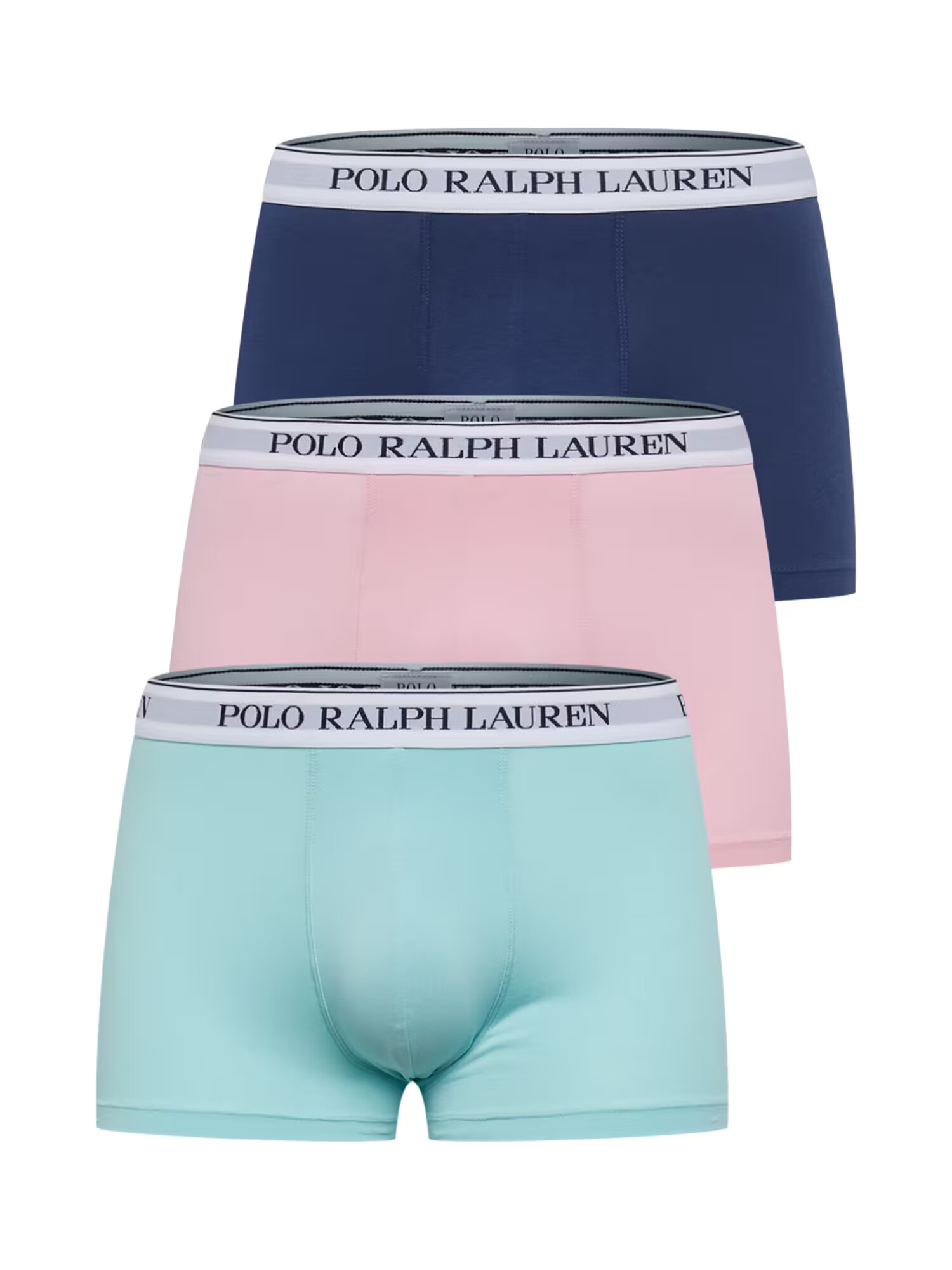 Polo Ralph Lauren Boxerky námornícka modrá / tyrkysová / ružová - Pepit.sk