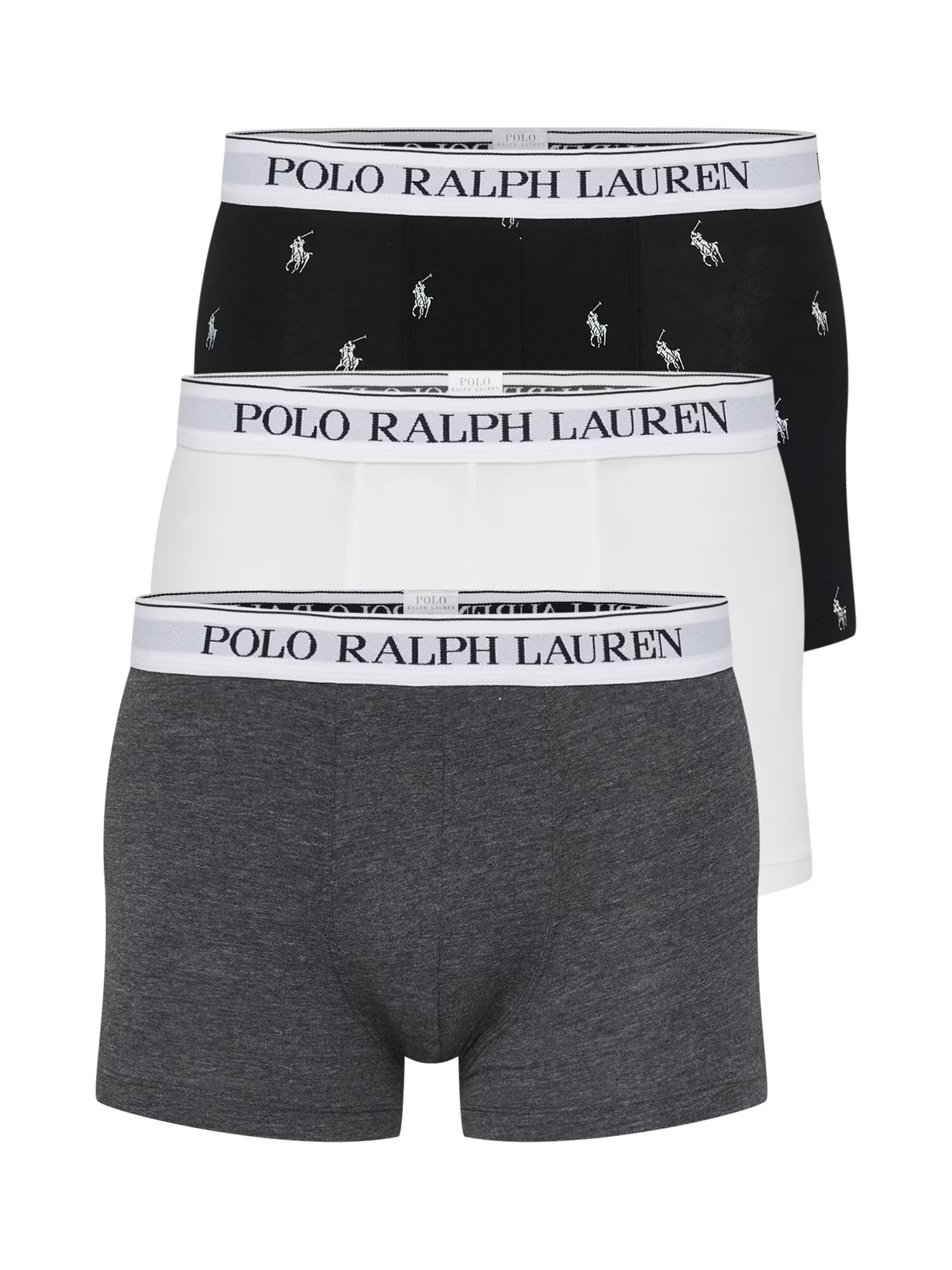 Polo Ralph Lauren Boxerky sivá / čierna / biela - Pepit.sk