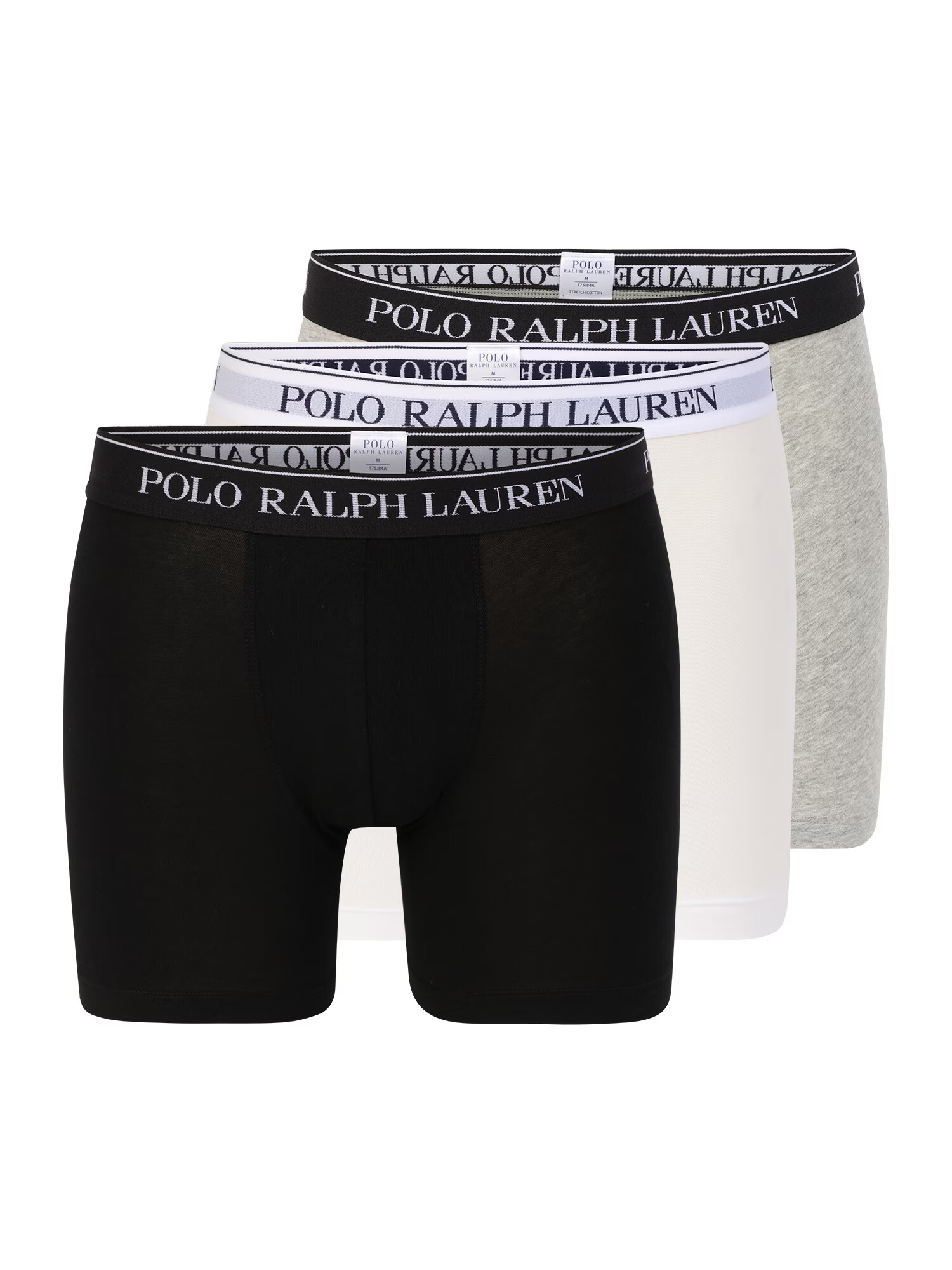 Polo Ralph Lauren Boxerky sivá melírovaná / čierna / biela - Pepit.sk