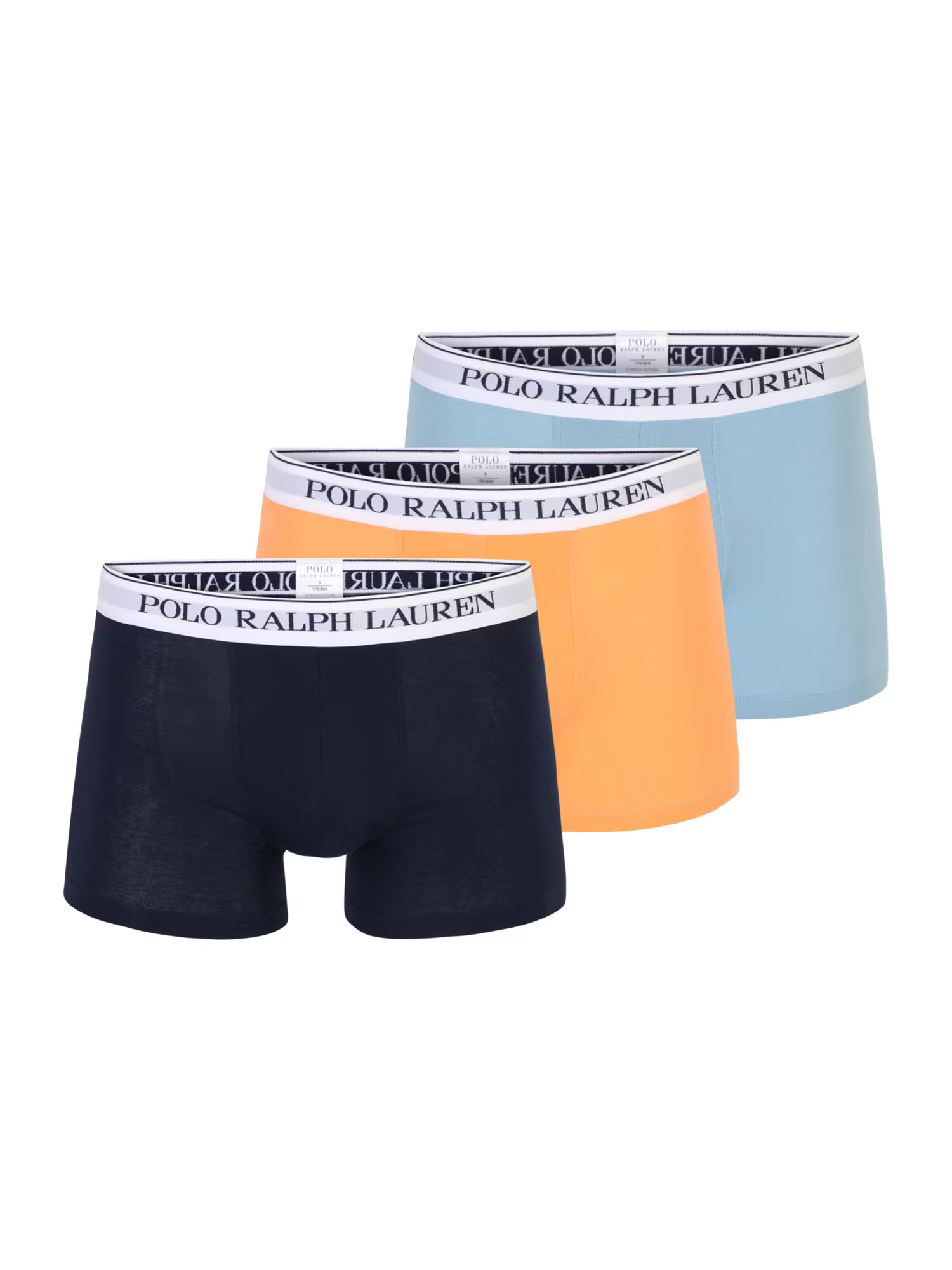 Polo Ralph Lauren Boxerky svetlomodrá / tmavomodrá / oranžová / biela - Pepit.sk