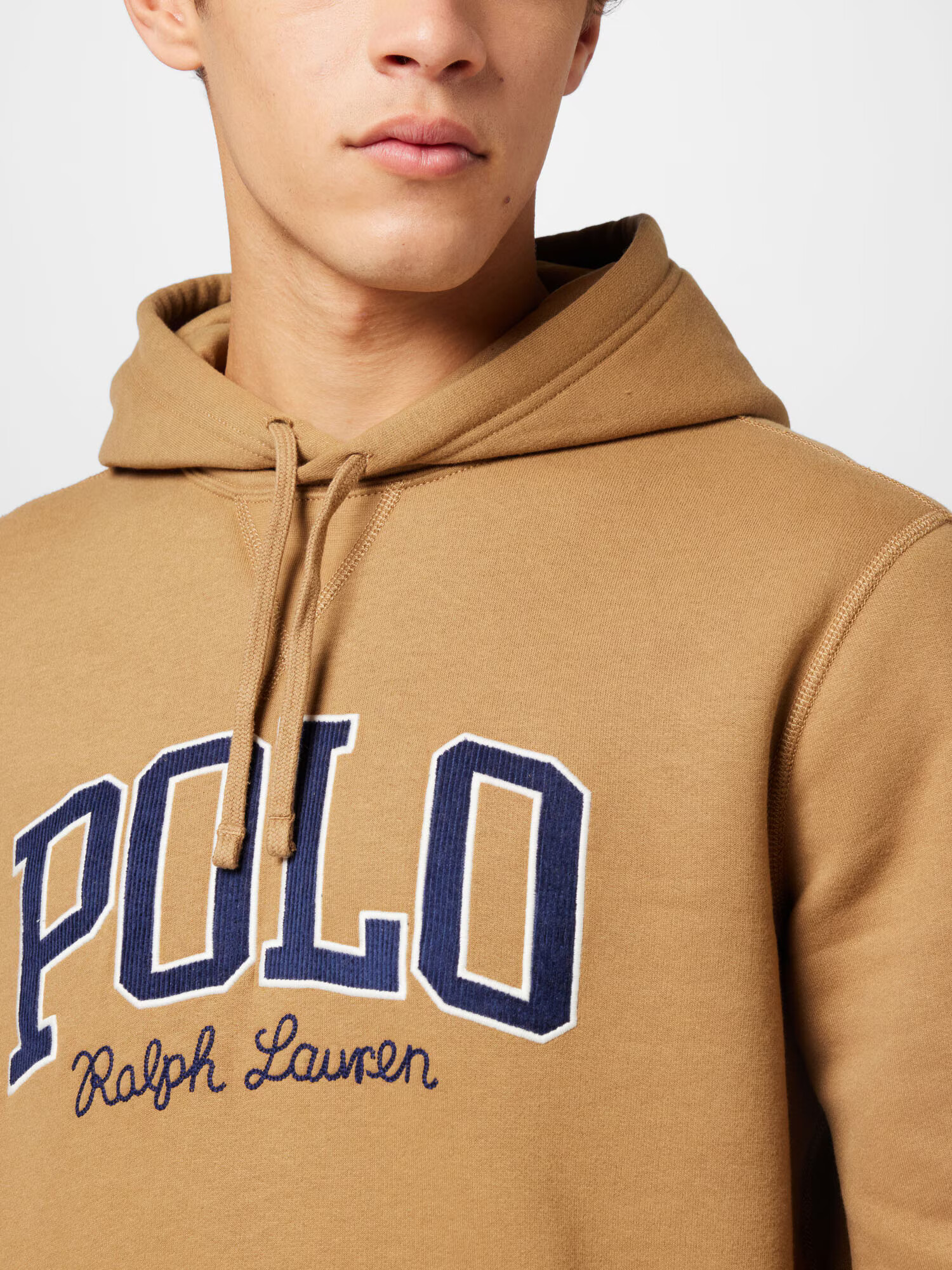 Polo Ralph Lauren Mikina farba ťavej srsti / námornícka modrá / biela - Pepit.sk