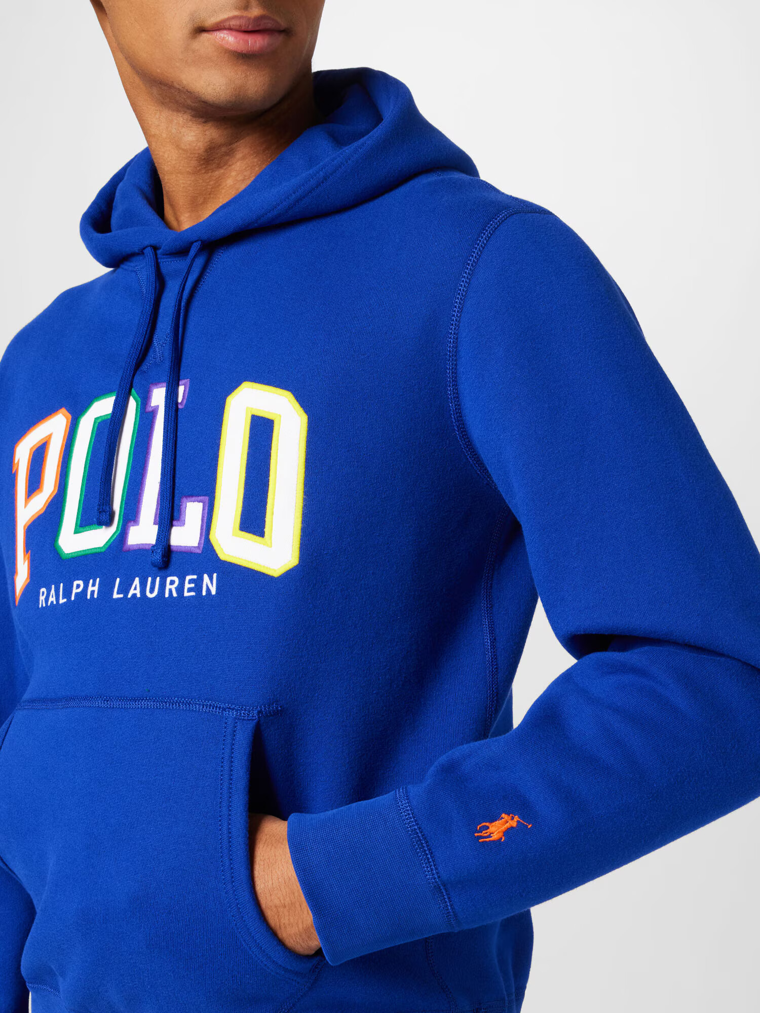 Polo Ralph Lauren Mikina kráľovská modrá / žltá / fialová / biela - Pepit.sk