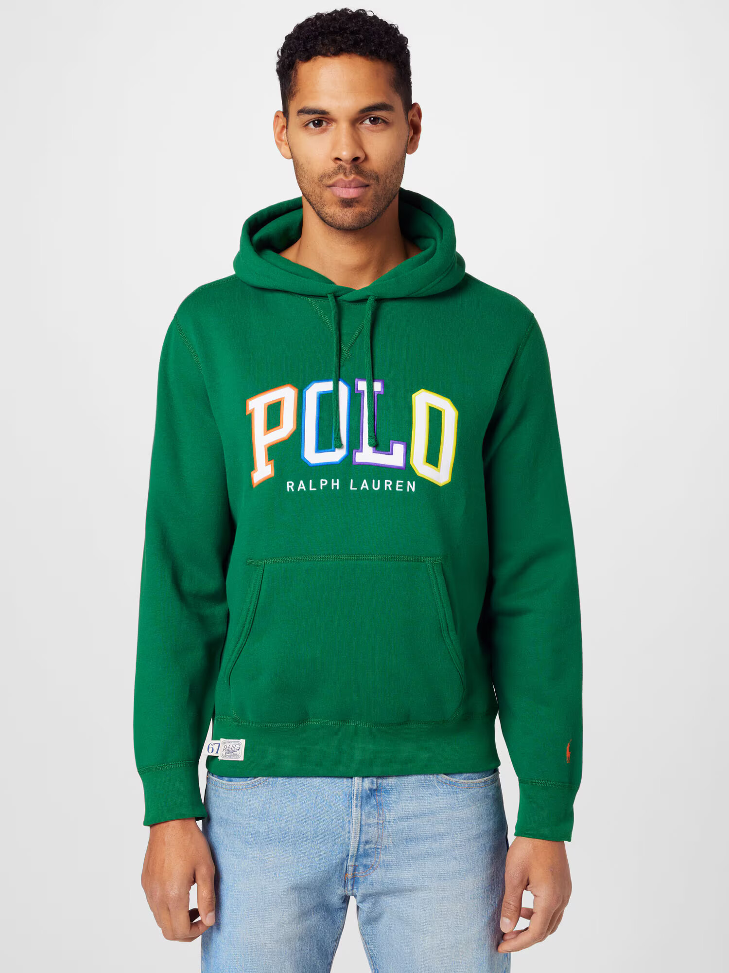 Polo Ralph Lauren Mikina modrá / zelená / tmavofialová / oranžová - Pepit.sk