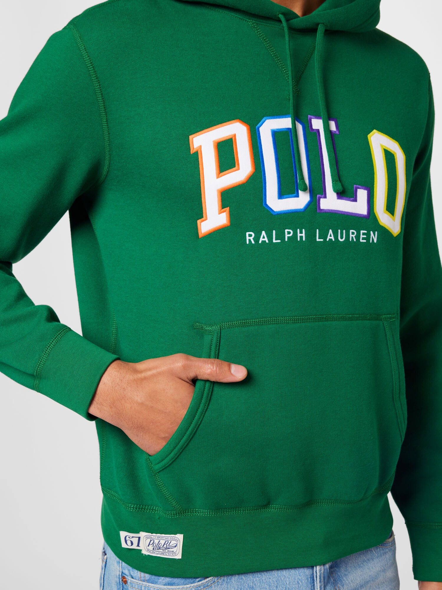 Polo Ralph Lauren Mikina modrá / zelená / tmavofialová / oranžová - Pepit.sk