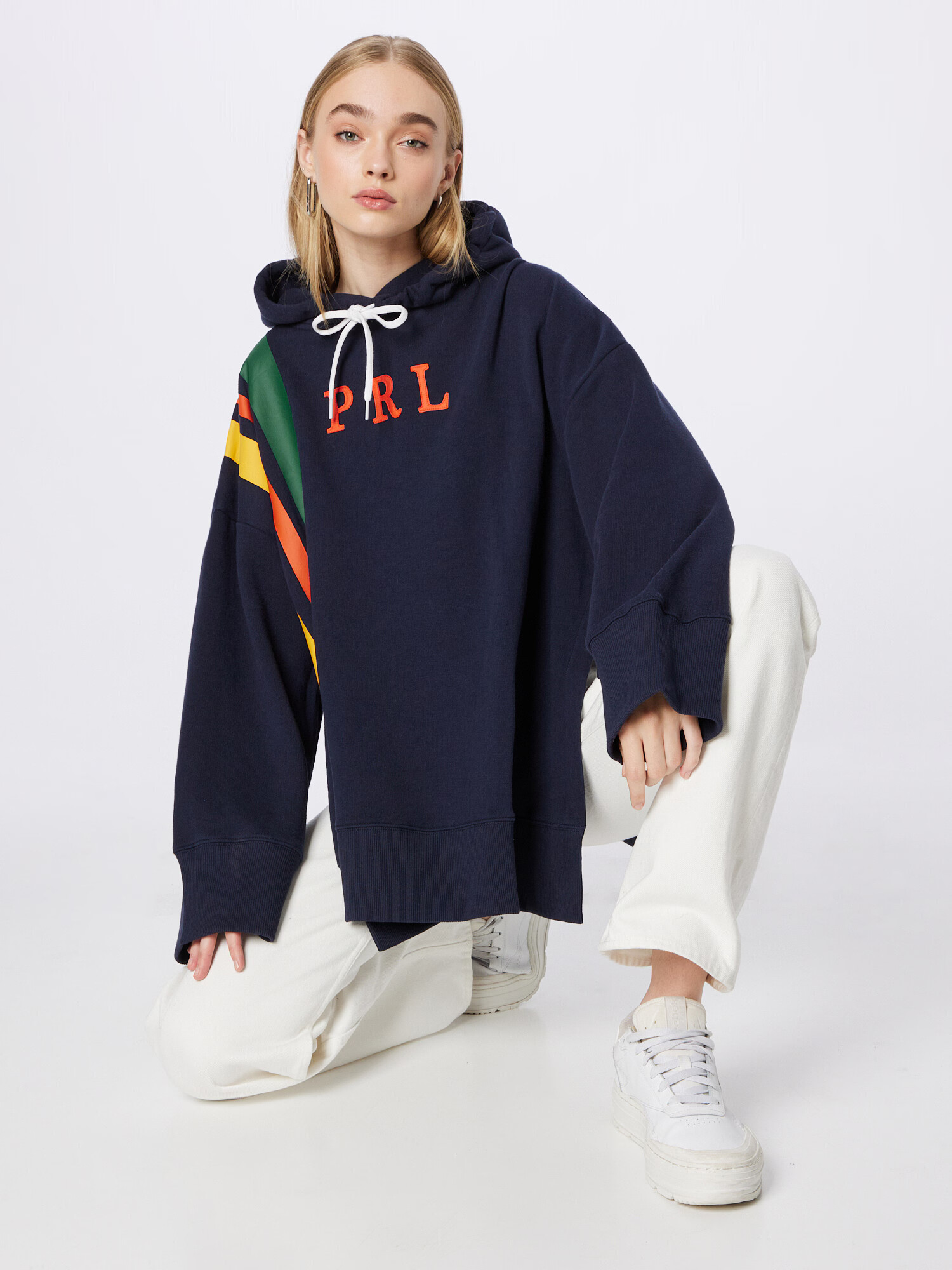 Polo Ralph Lauren Mikina námornícka modrá / medová / tmavozelená / tmavooranžová - Pepit.sk