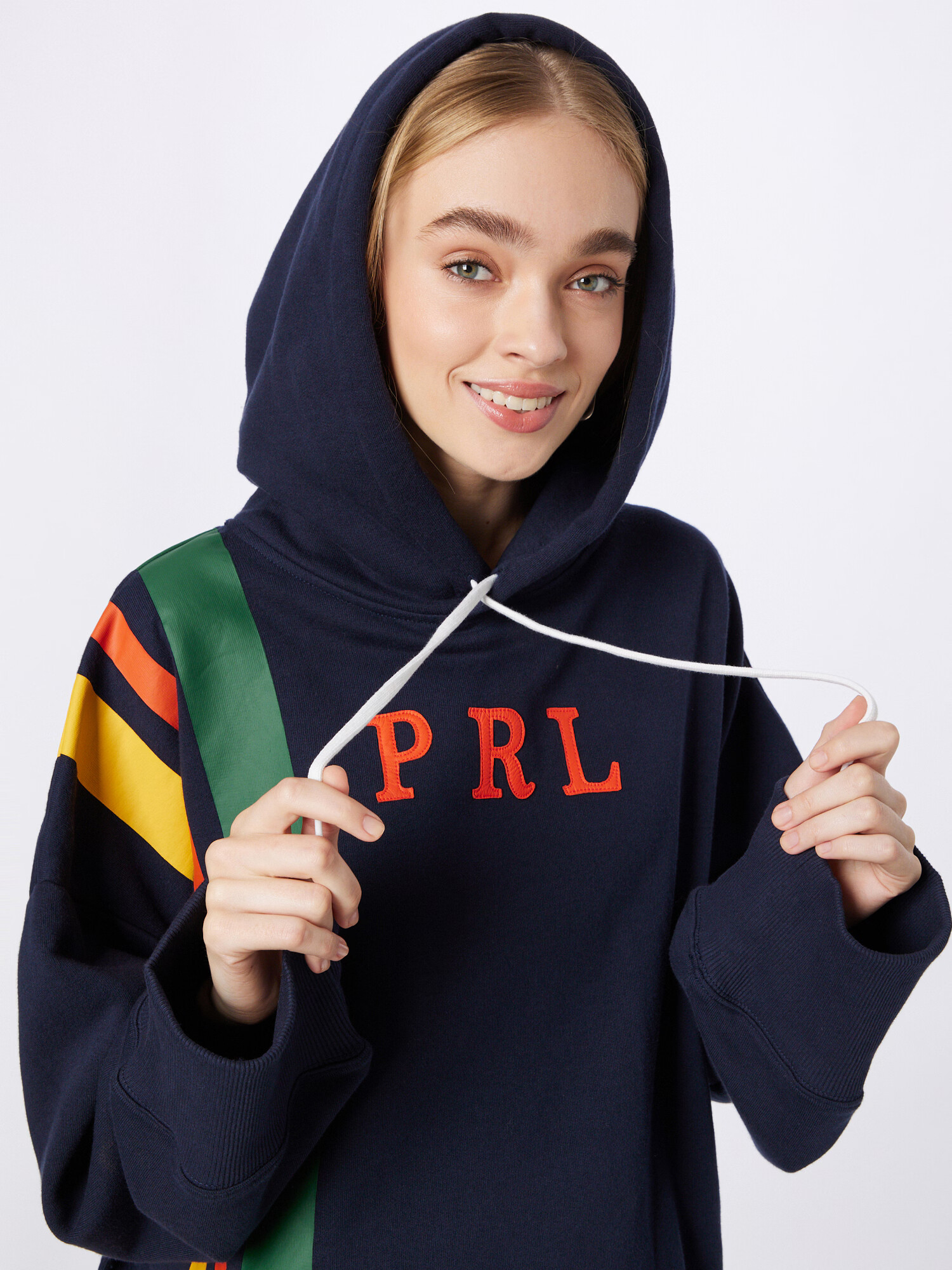 Polo Ralph Lauren Mikina námornícka modrá / medová / tmavozelená / tmavooranžová - Pepit.sk