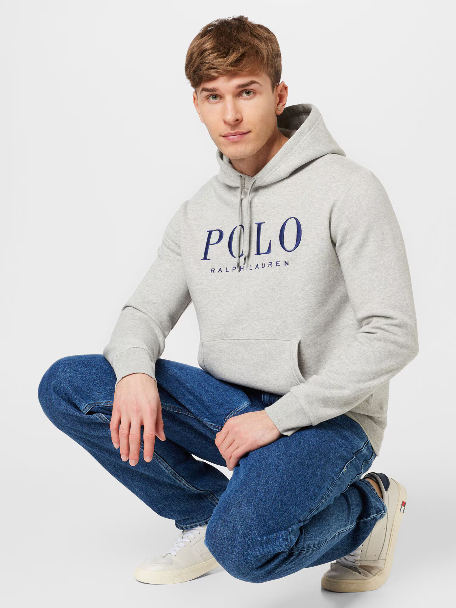 Polo Ralph Lauren Mikina námornícka modrá / sivá melírovaná - Pepit.sk