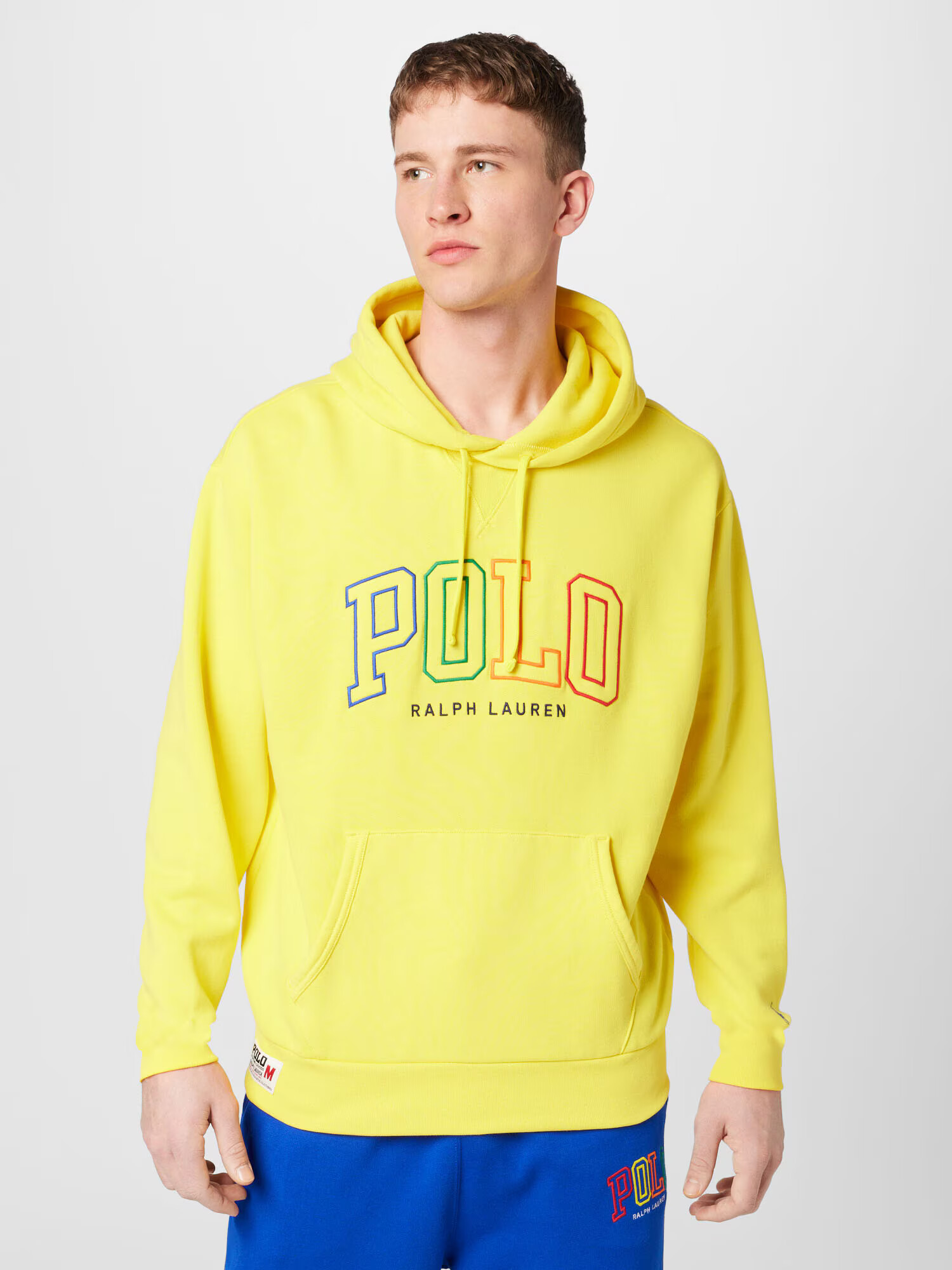 Polo Ralph Lauren Mikina námornícka modrá / žltá / zelená / krvavo červená - Pepit.sk