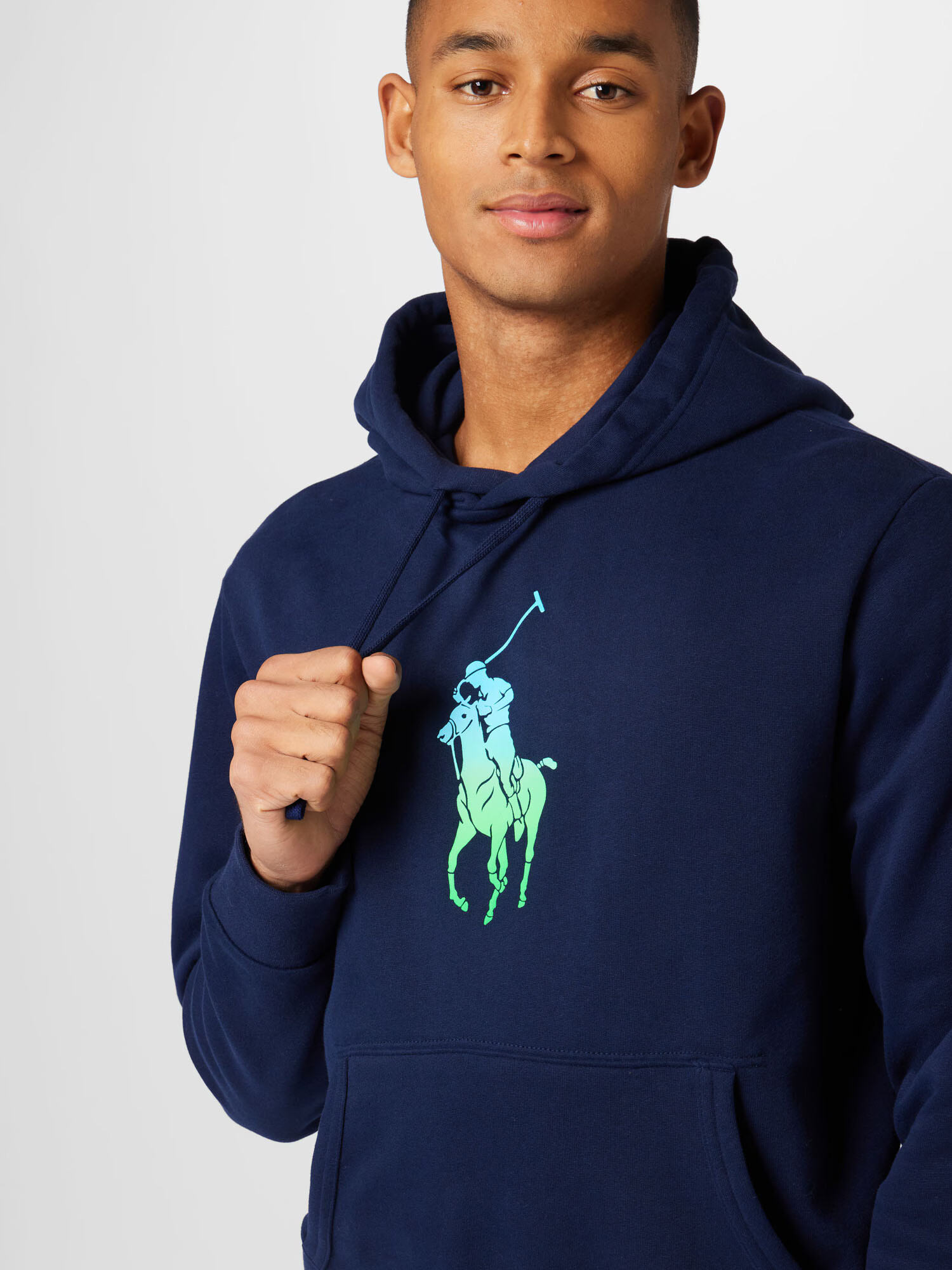 Polo Ralph Lauren Mikina neónovo modrá / tmavomodrá / neónovo zelená - Pepit.sk