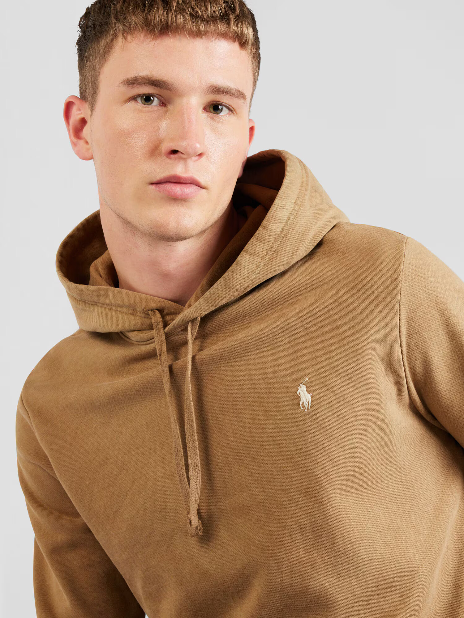 Polo Ralph Lauren Mikina svetlohnedá / biela - Pepit.sk