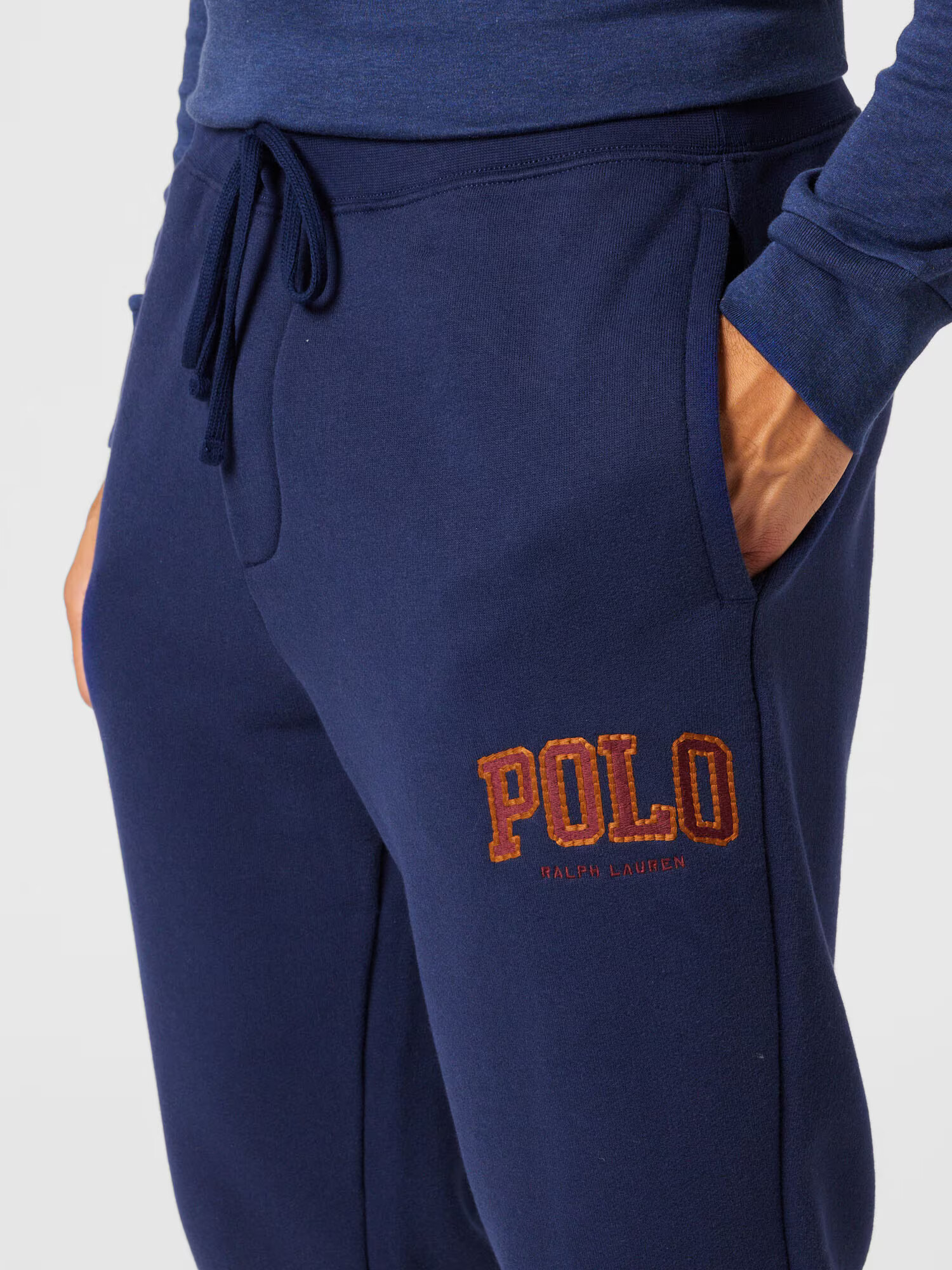 Polo Ralph Lauren Nohavice námornícka modrá / oranžová - Pepit.sk